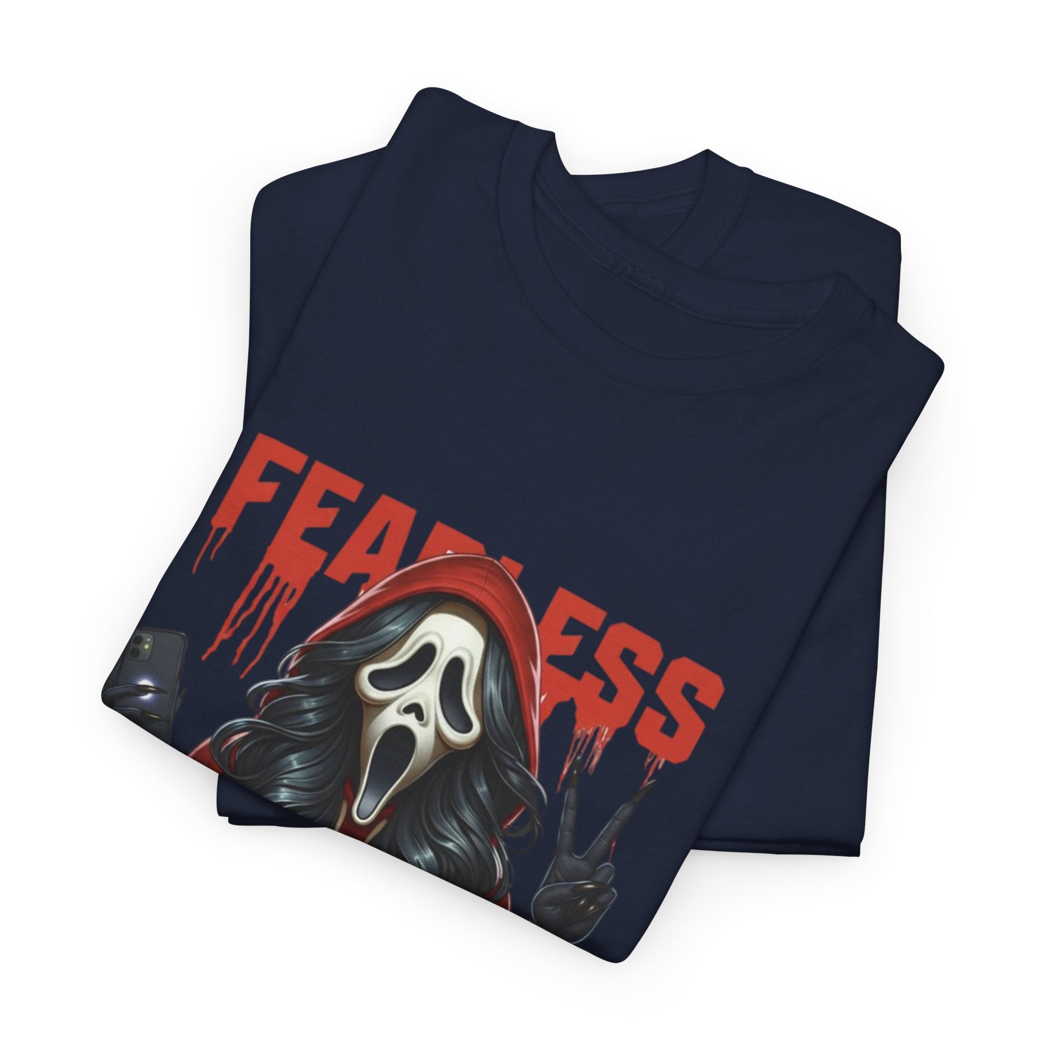 (DESIGN ON FRONT) Fearless in Recovery Unisex Heavy Cotton Tee