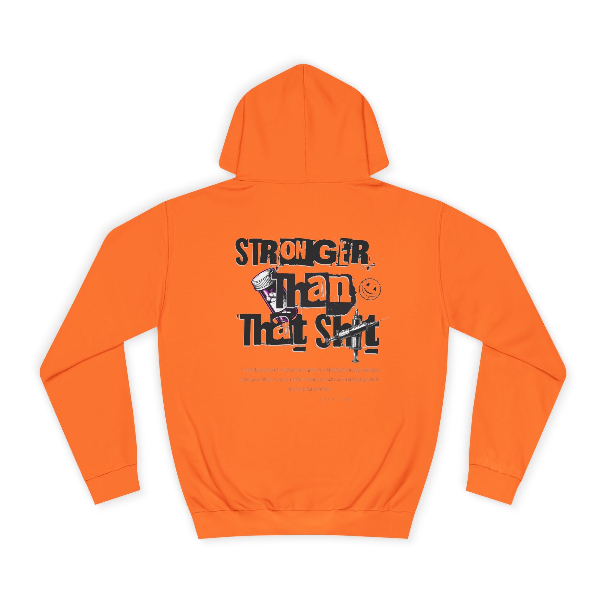 Vibrant Motivational College Hoodie, Unisex Apparel for Students, Perfect for Graduation, Casual Wear, Inspiring Gift for Friends