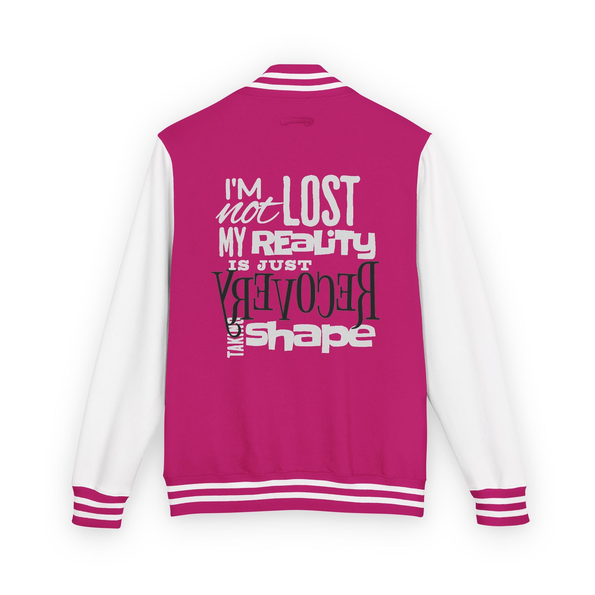 Unisex Heavyweight Letterman Jacket - Retro Style, Motivational Quote, Jacket for Sports Lovers, College Apparel, Gift for Graduates