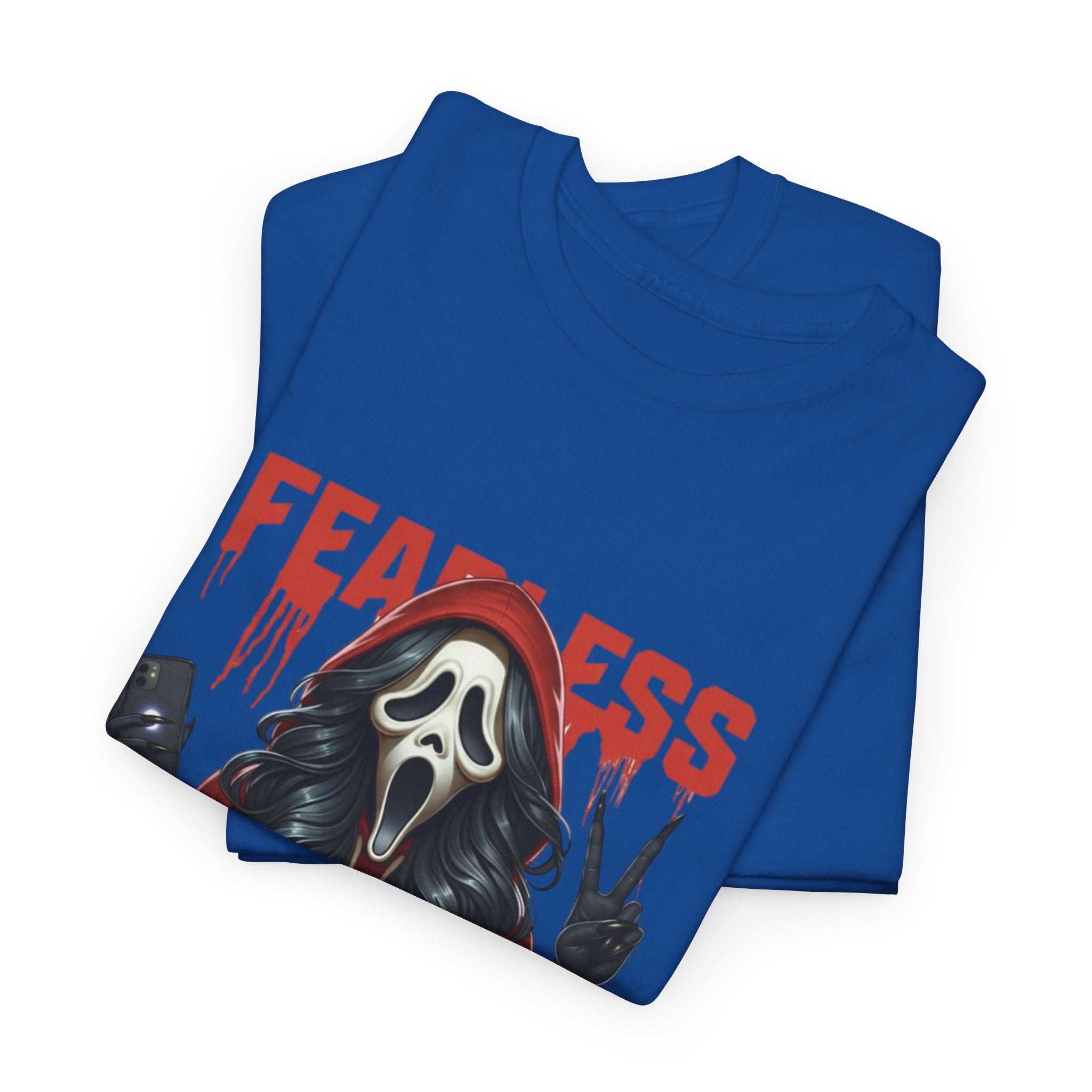 (DESIGN ON FRONT) Fearless in Recovery Unisex Heavy Cotton Tee
