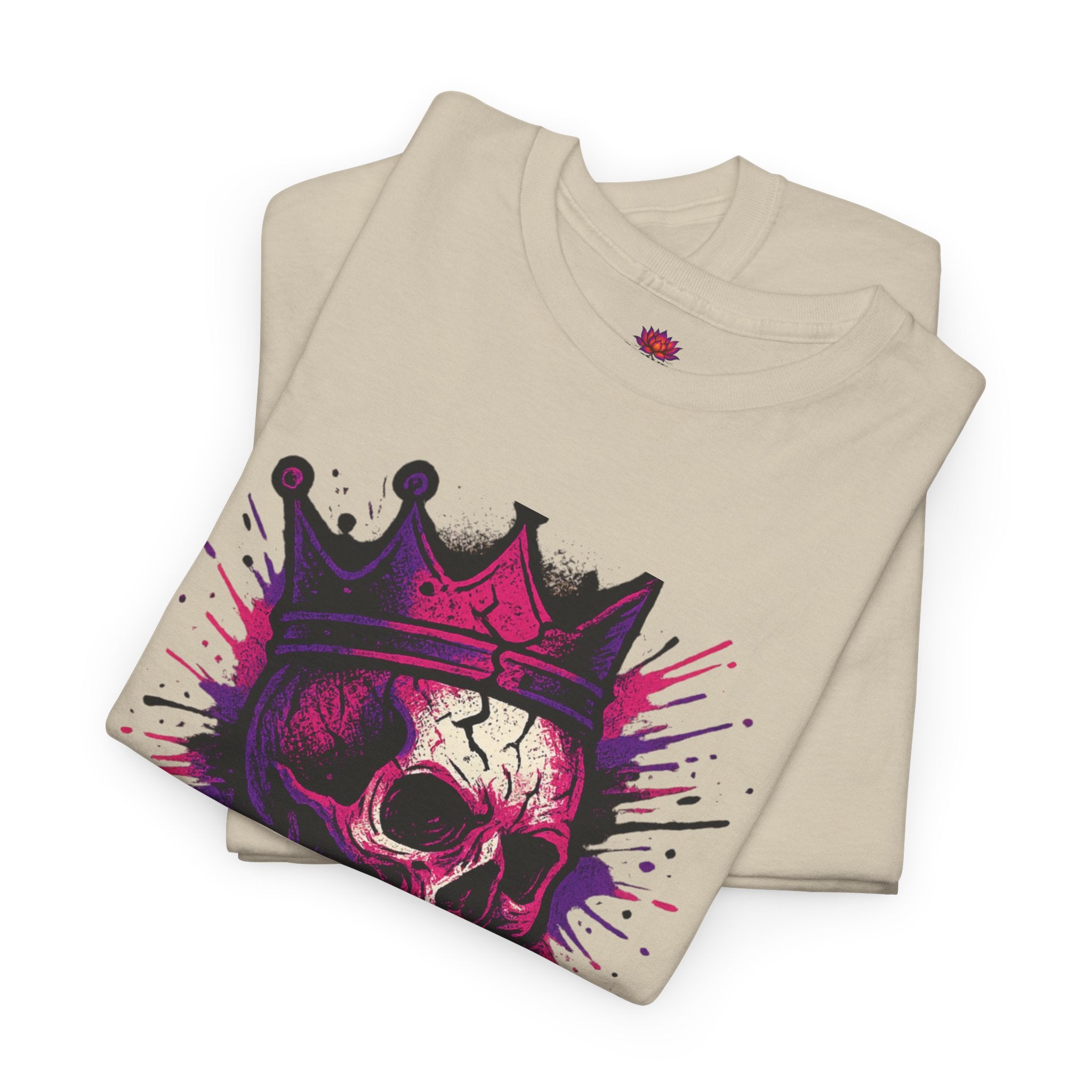 Recovery Skull Tee - Celebrate Strength, Unisex Heavy Cotton Tee, Cancer Awareness, Addiction Recovery, Gift for Survivors