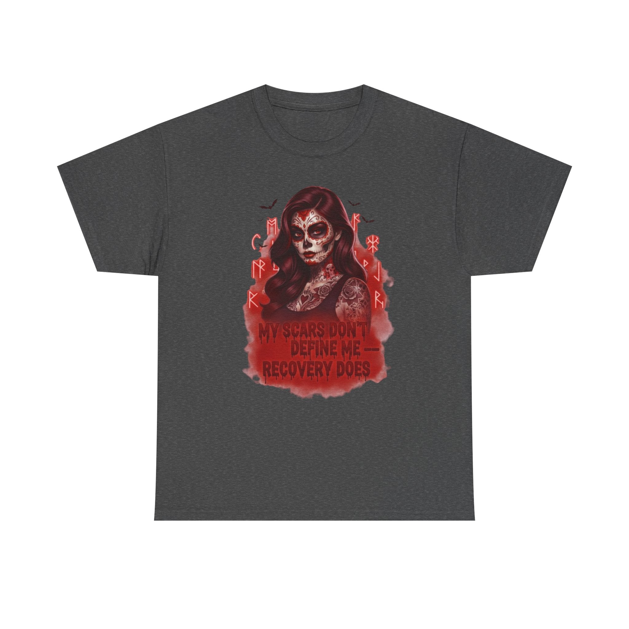 Vibrant Recovery Tee: Embrace Resilience, Unisex Heavy Cotton Tee for Confidence, Motivational T-Shirt, Recovery Shirt, Empowerment Wear