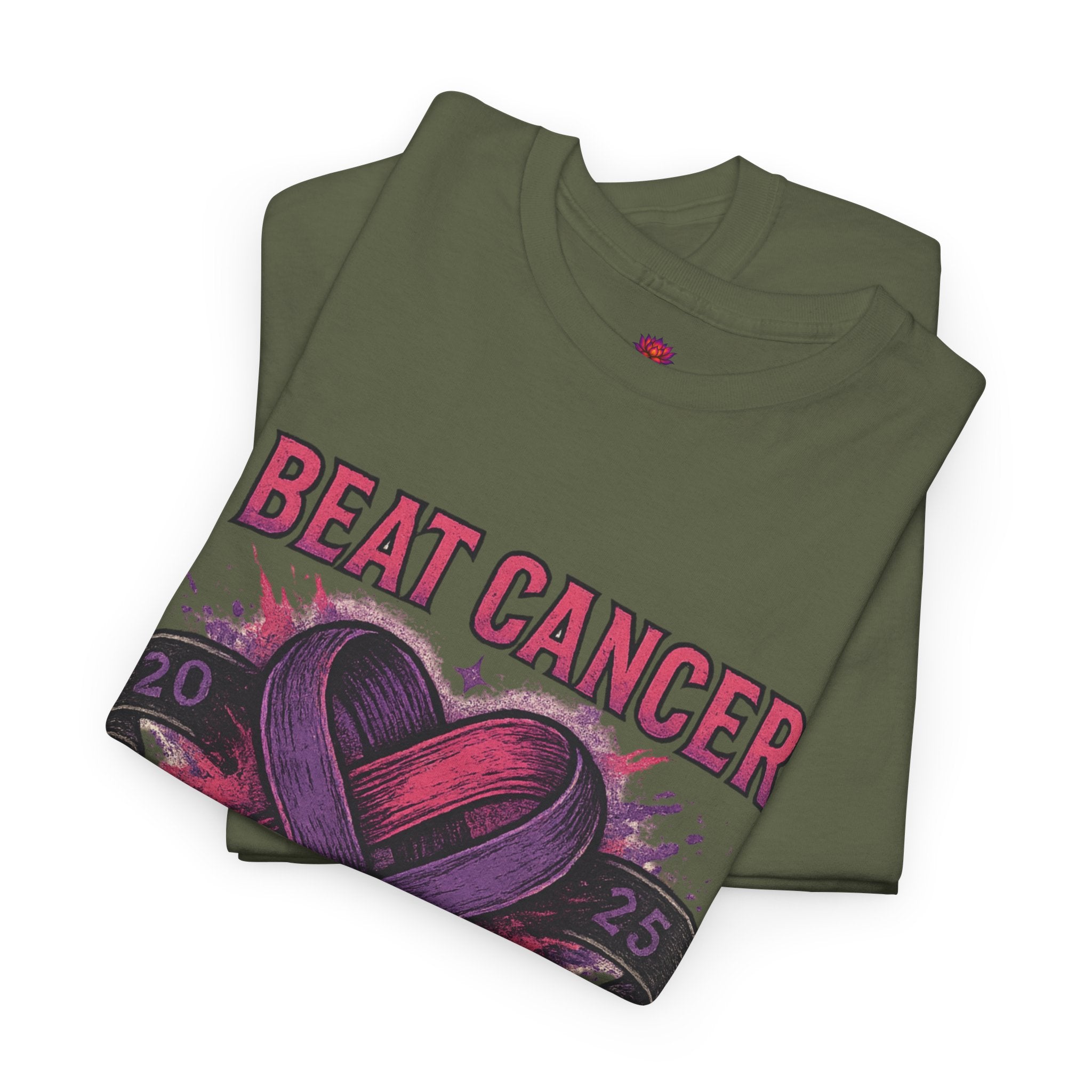 Cancer Awareness Unisex Tee - I Beat Cancer, Fight Against Addiction, Support Breast Cancer, Inspirational Gift, Comfortable Cotton Shirt
