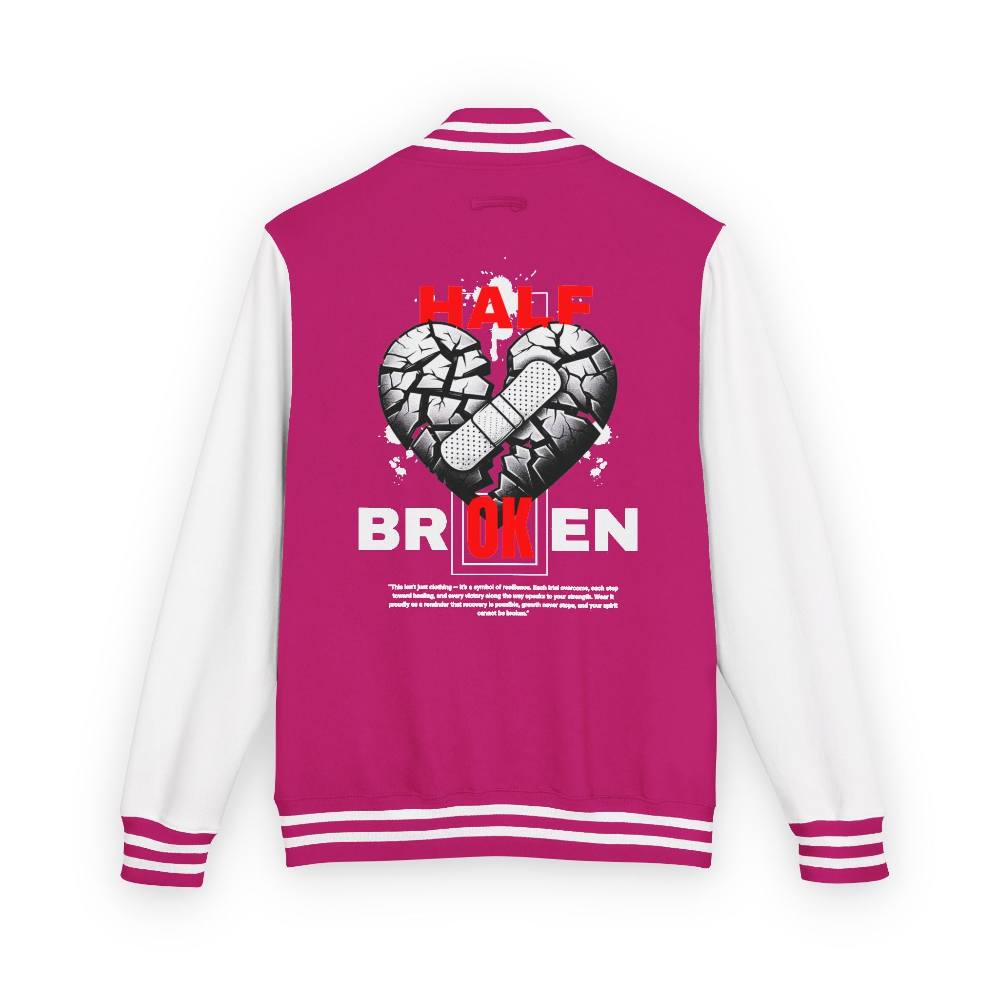 Unisex Heavyweight Letterman Jacket - Stylish and Comfy, Perfect for Sports Events, Casual Outings, Valentine’s Day, Gifts for Her, and Him