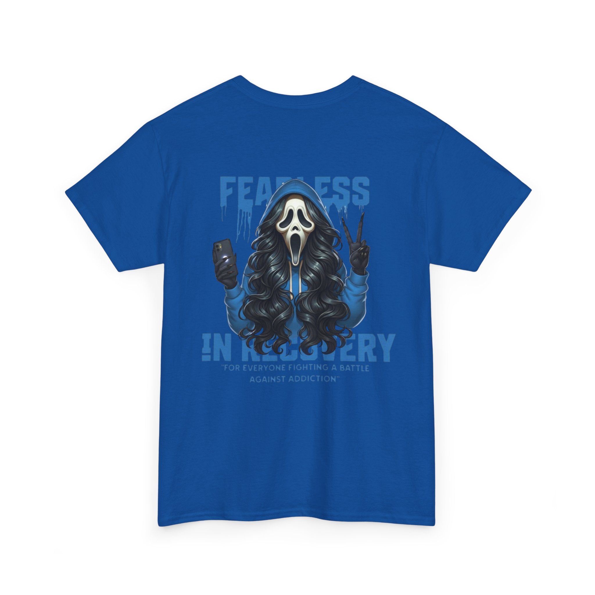 (DESIGN ON BACK) Fearless in Recovery Unisex Heavy Cotton Tee, Inspirational T-Shirt for Addiction Support, Recovery Awareness Shirt, Gift for Recovery [...]