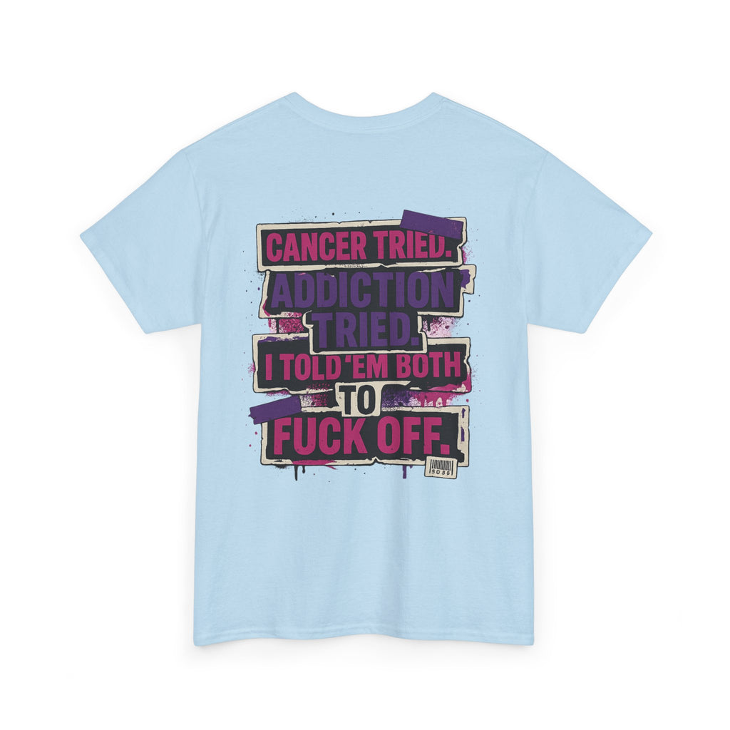Empowerment Tee - Cancer & Addiction Awareness Shirt, Motivational T-Shirt, Unisex Graphic Tee, Gift for Survivors, Resilience Apparel