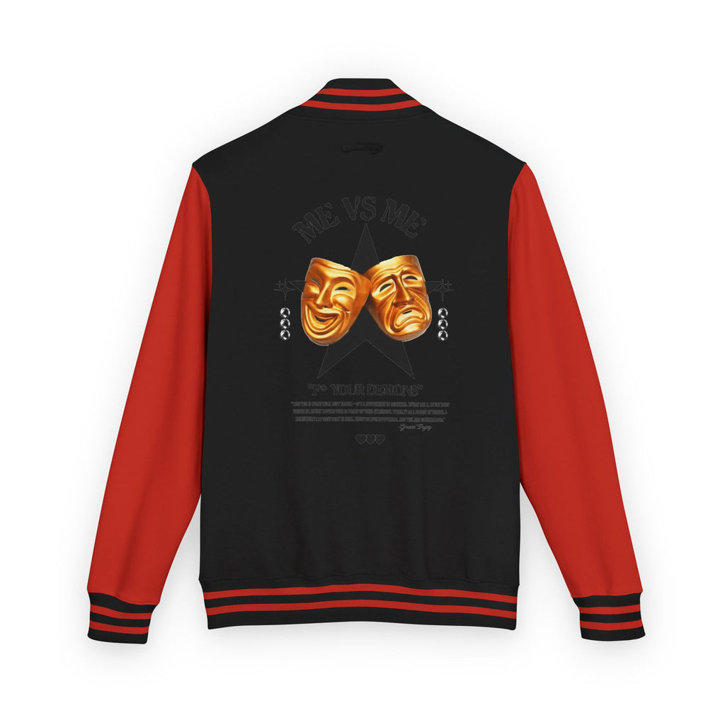 Unisex Heavyweight Letterman Jacket with Bold Artwork, Casual Style, Perfect for Theatre Lovers, Comfortable Streetwear, Great Gift [...]