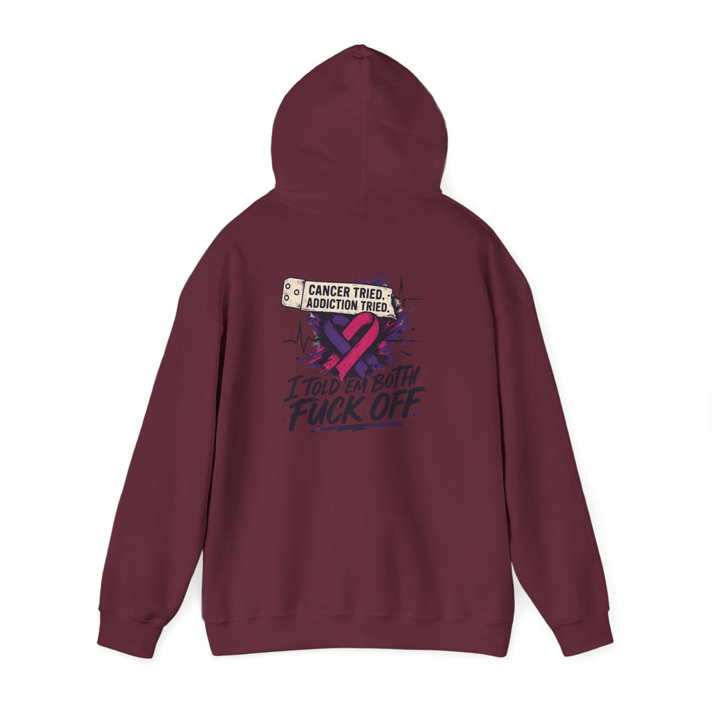 Recovery Themed Unisex Hoodie, Cozy Casual Wear, Cancer Awareness Apparel, Supportive Gift for Friends and Family, Perfect for Fall [...]