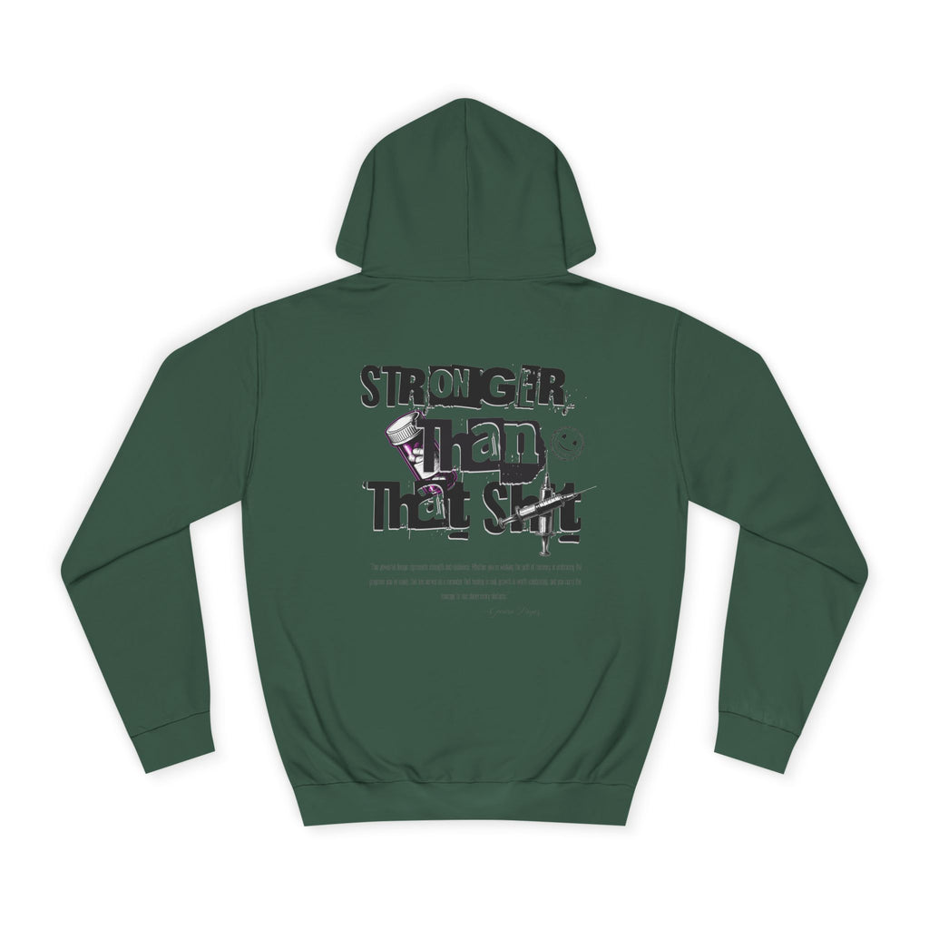 Vibrant Motivational College Hoodie, Unisex Apparel for Students, Perfect for Graduation, Casual Wear, Inspiring Gift for Friends