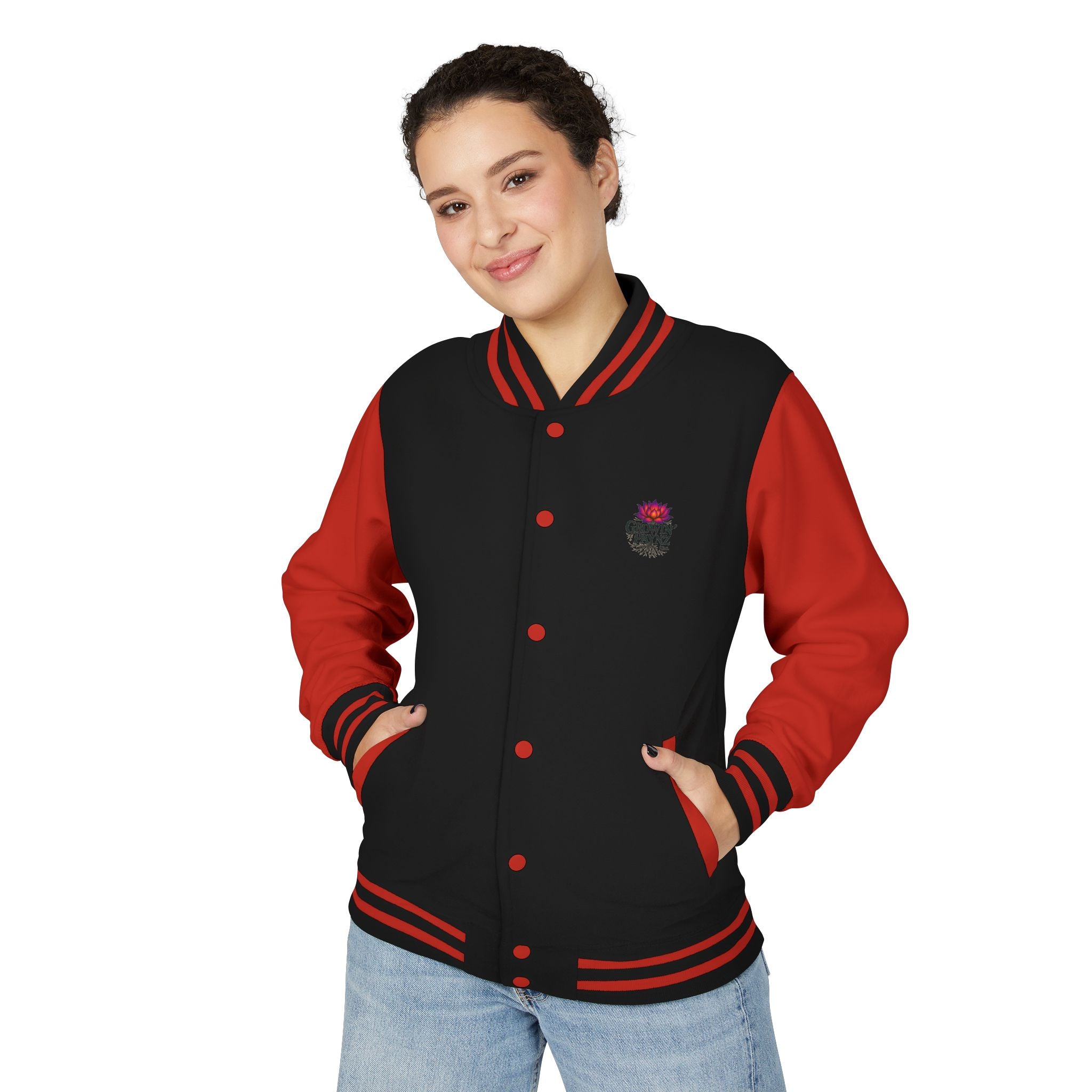 Healing Like a Mother Letterman Jacket, Unisex Varsity Jacket, Trendy Outerwear, Gift for Moms, Stylish Letterman for Her, Casual [...]