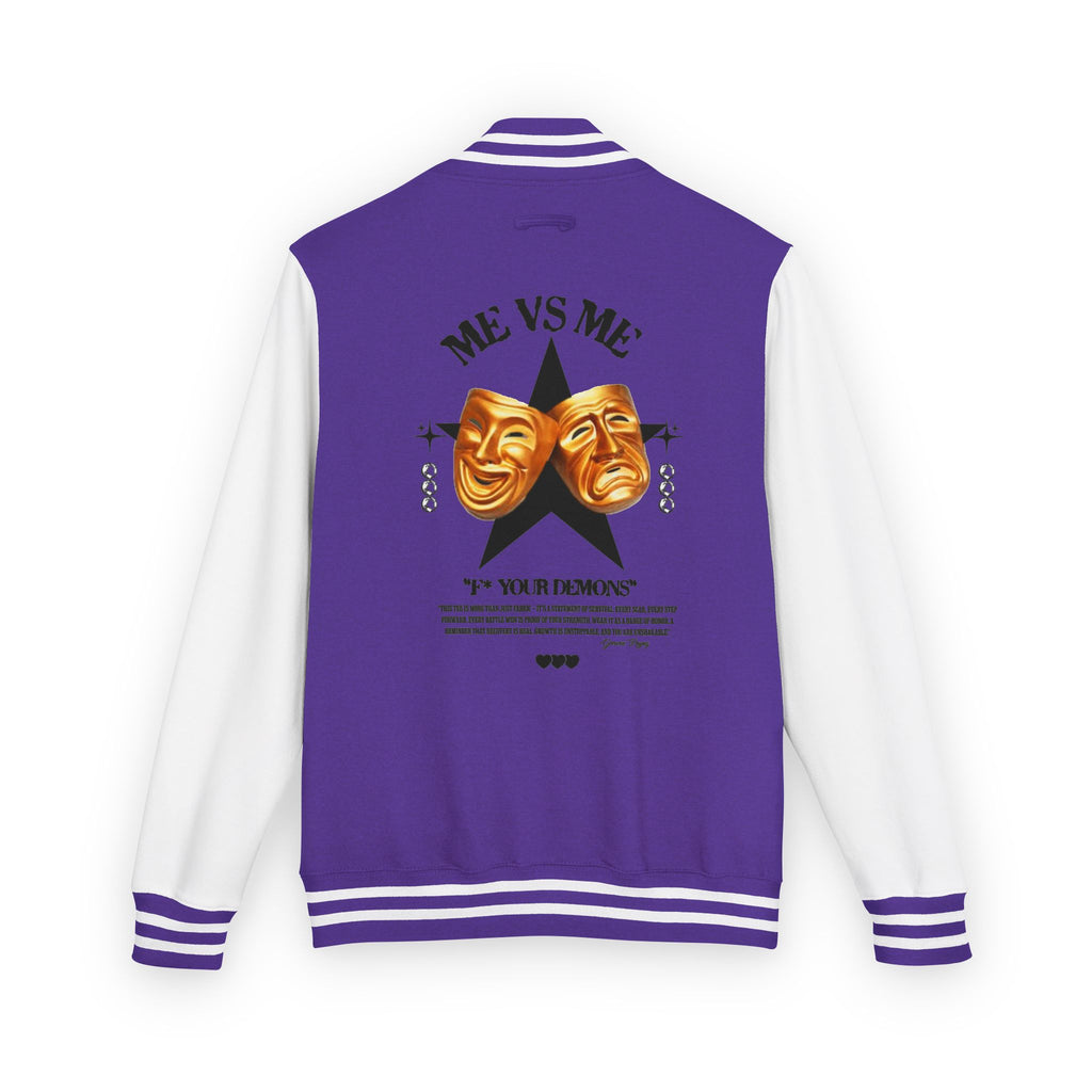Unisex Heavyweight Letterman Jacket with Bold Artwork, Casual Style, Perfect for Theatre Lovers, Comfortable Streetwear, Great Gift [...]