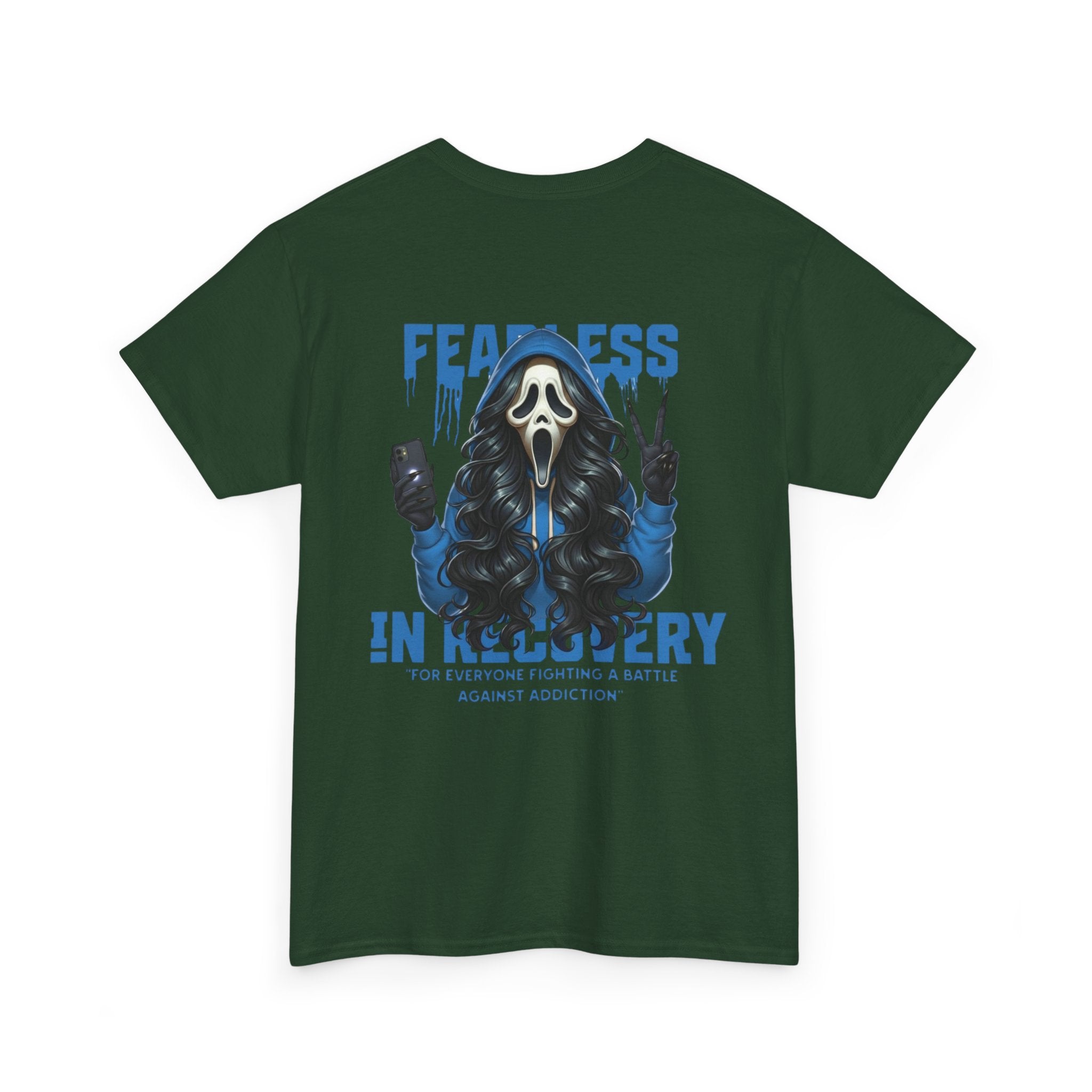 (DESIGN ON BACK) Fearless in Recovery Unisex Heavy Cotton Tee, Inspirational T-Shirt for Addiction Support, Recovery Awareness Shirt, Gift for Recovery [...]