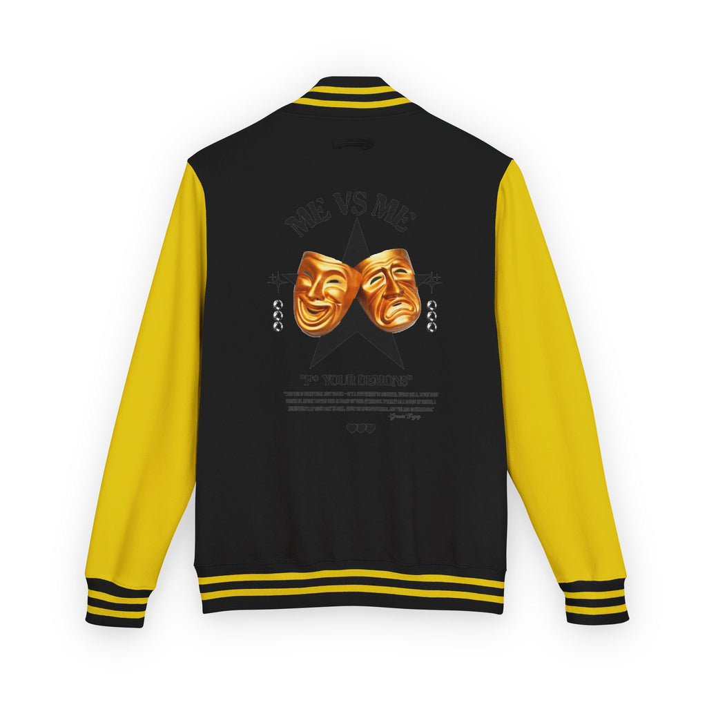 Unisex Heavyweight Letterman Jacket with Bold Artwork, Casual Style, Perfect for Theatre Lovers, Comfortable Streetwear, Great Gift [...]