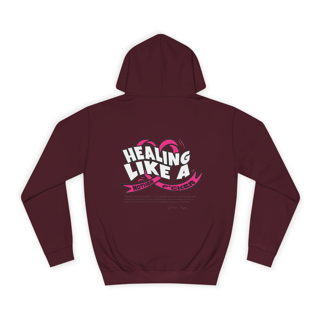 Healing Like a Cheer Unisex College Hoodie, Motivational Sweatshirt, Cozy Gift for Students, Inspirational Apparel, Universitiy Spirit [...]