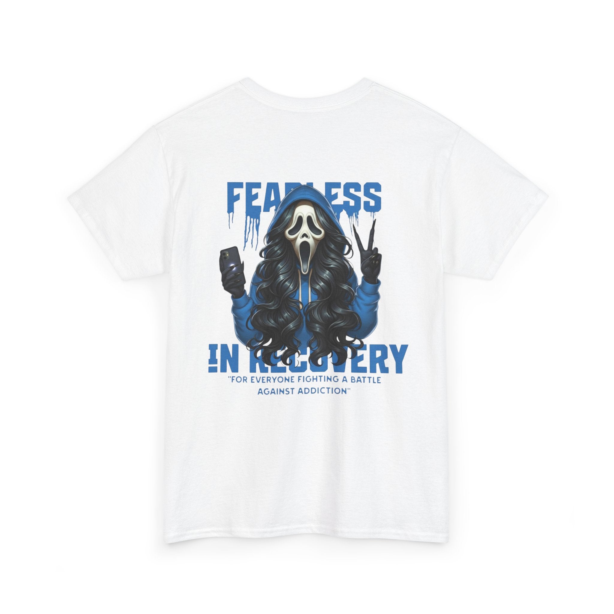 (DESIGN ON BACK) Fearless in Recovery Unisex Heavy Cotton Tee, Inspirational T-Shirt for Addiction Support, Recovery Awareness Shirt, Gift for Recovery [...]