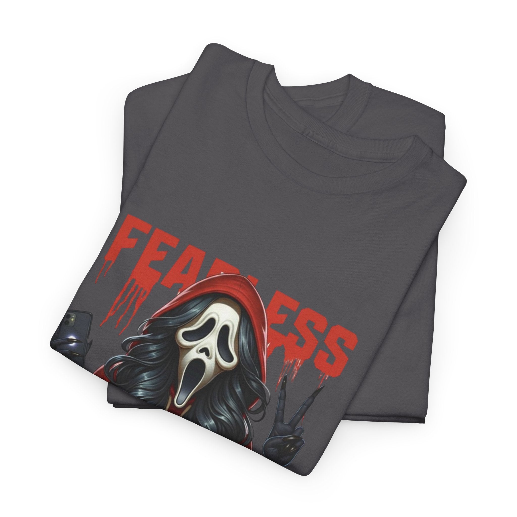 (DESIGN ON FRONT) Fearless in Recovery Unisex Heavy Cotton Tee