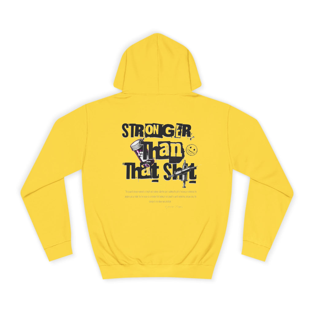 Vibrant Motivational College Hoodie, Unisex Apparel for Students, Perfect for Graduation, Casual Wear, Inspiring Gift for Friends