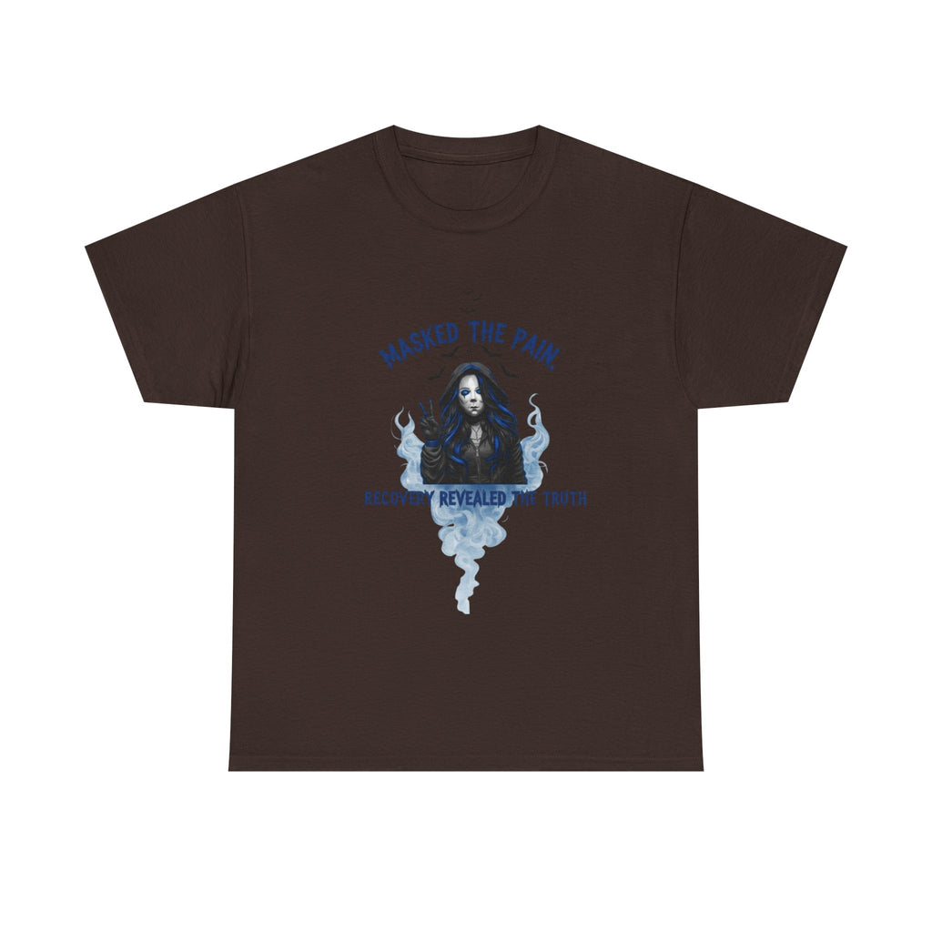 Recovery-Themed Unisex Heavy Cotton Tee – Masked The Pain, Gift for Mental Health Awareness, Comfortable Casual Wear, Support Recovery [...]