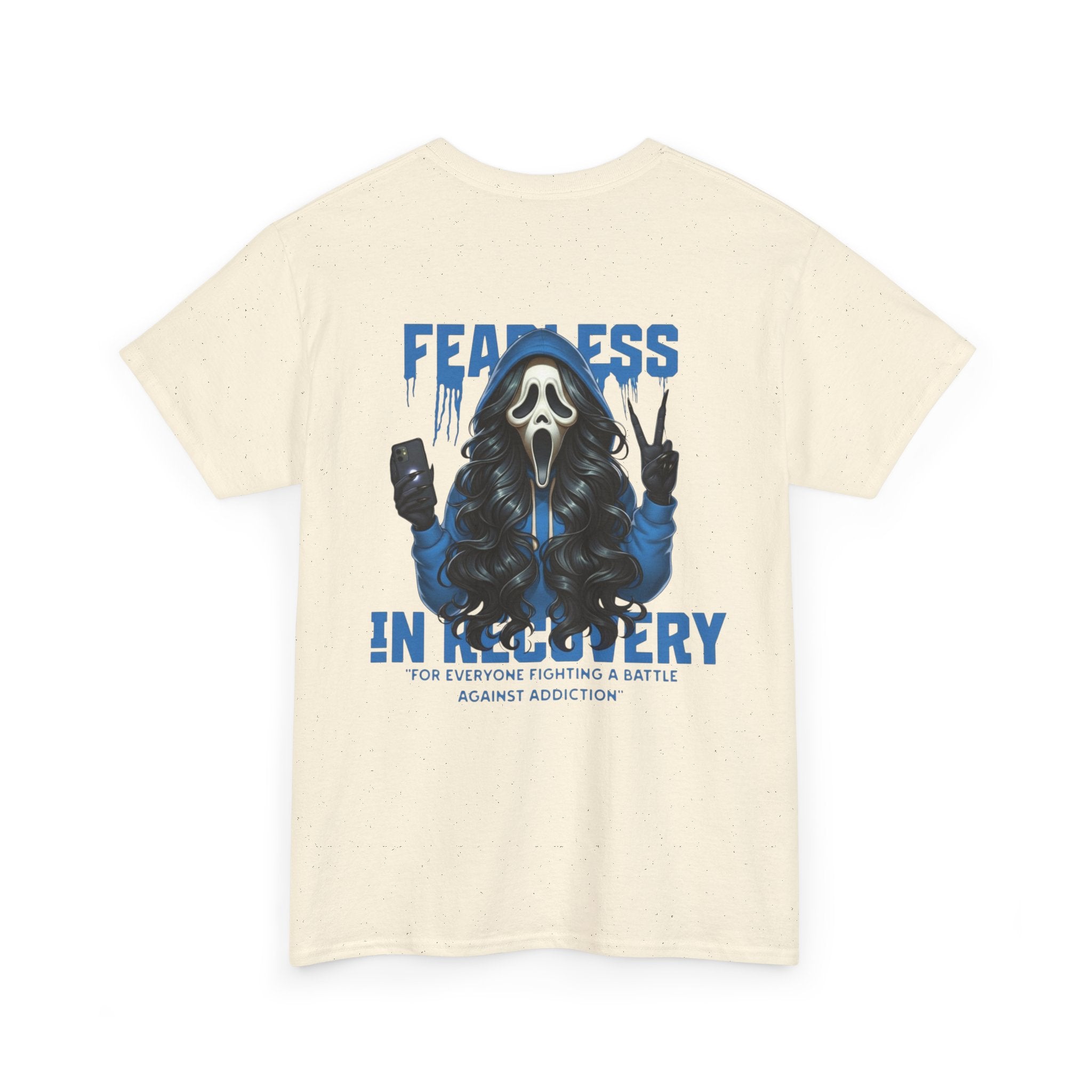 (DESIGN ON BACK) Fearless in Recovery Unisex Heavy Cotton Tee, Inspirational T-Shirt for Addiction Support, Recovery Awareness Shirt, Gift for Recovery [...]