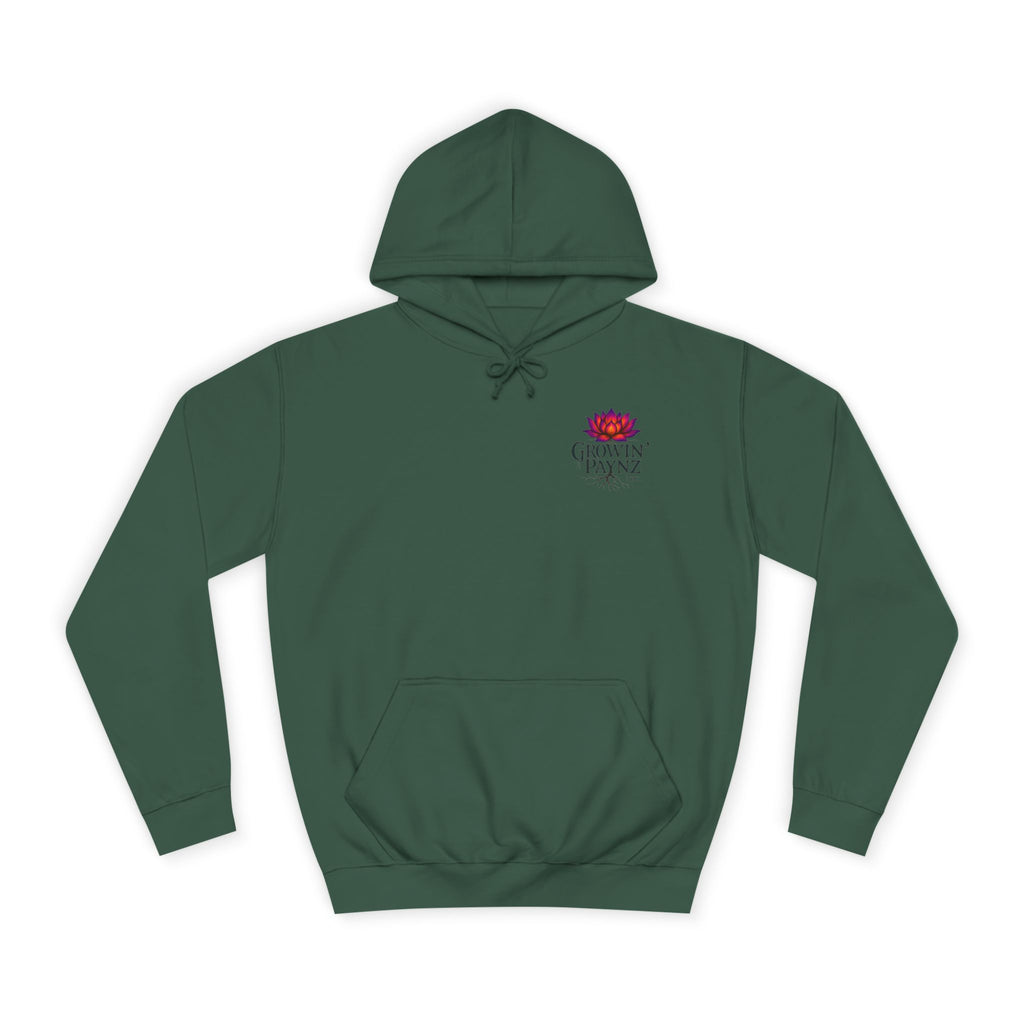 Vibrant Motivational College Hoodie, Unisex Apparel for Students, Perfect for Graduation, Casual Wear, Inspiring Gift for Friends
