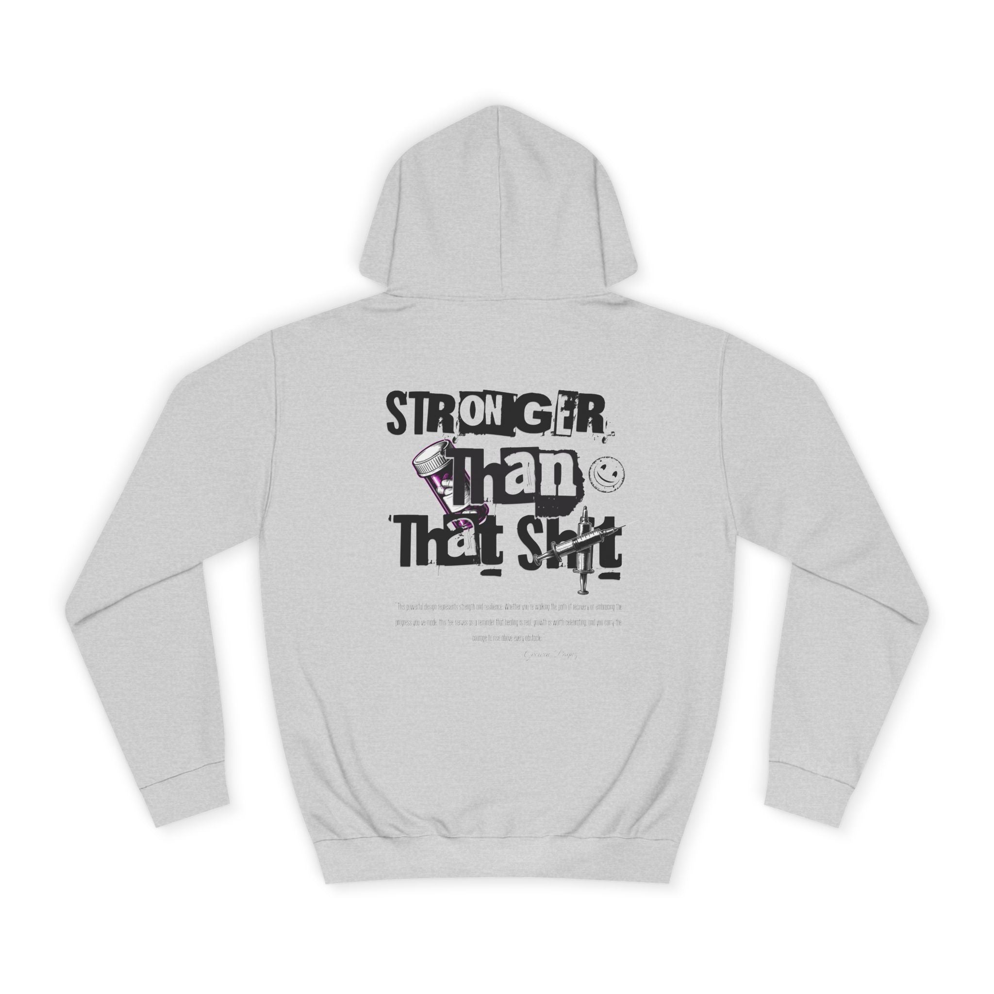 Vibrant Motivational College Hoodie, Unisex Apparel for Students, Perfect for Graduation, Casual Wear, Inspiring Gift for Friends