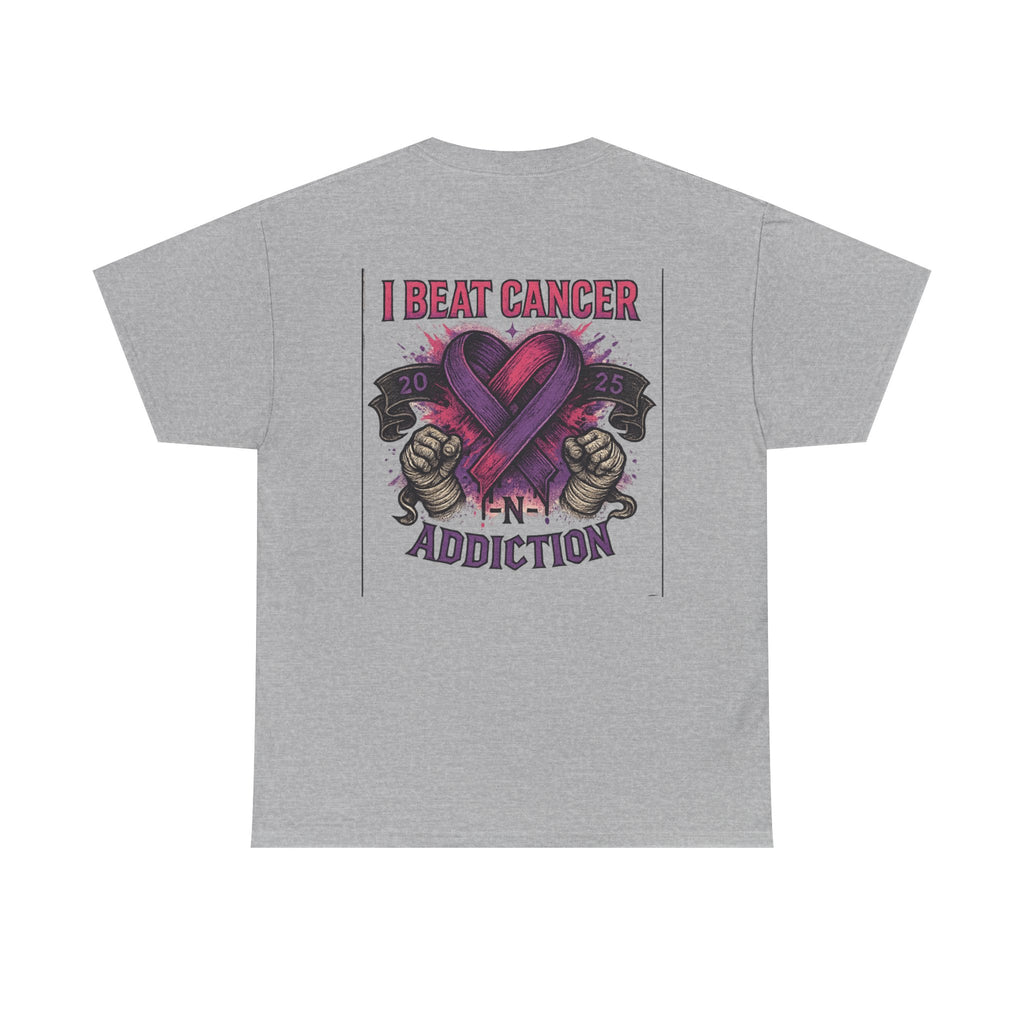 Inspirational Unisex Tee for Cancer Awareness, Beat Cancer Apparel, Gift for Fighters, Recovery Support T-Shirt, Celebration of Strength
