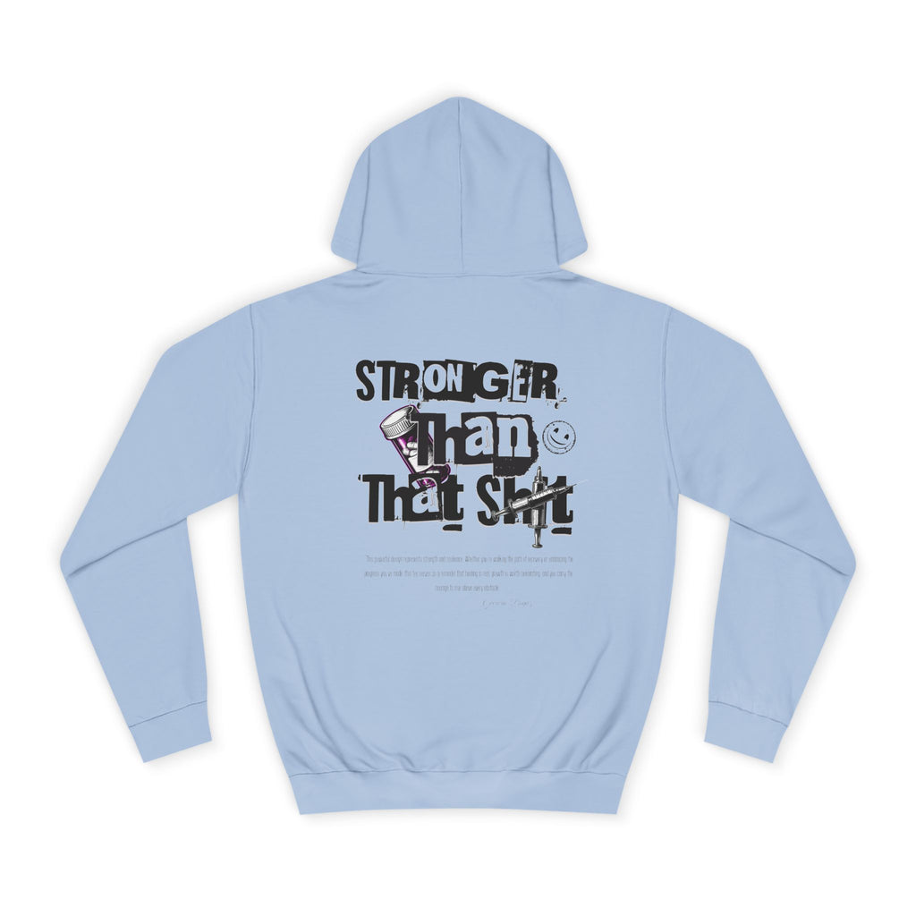 Vibrant Motivational College Hoodie, Unisex Apparel for Students, Perfect for Graduation, Casual Wear, Inspiring Gift for Friends