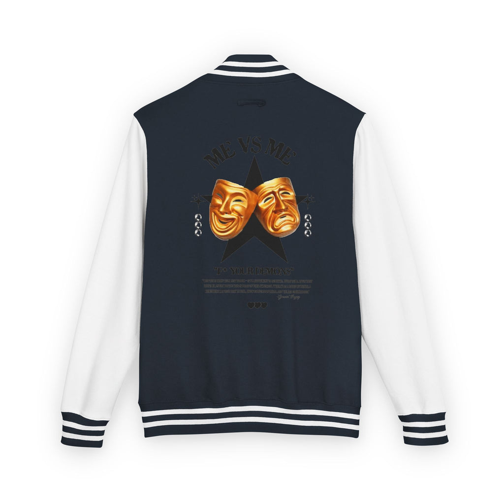 Unisex Heavyweight Letterman Jacket with Bold Artwork, Casual Style, Perfect for Theatre Lovers, Comfortable Streetwear, Great Gift [...]