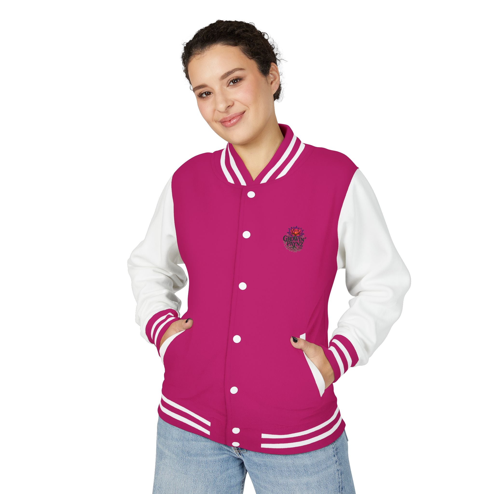 Healing Like a Mother Letterman Jacket, Unisex Varsity Jacket, Trendy Outerwear, Gift for Moms, Stylish Letterman for Her, Casual [...]