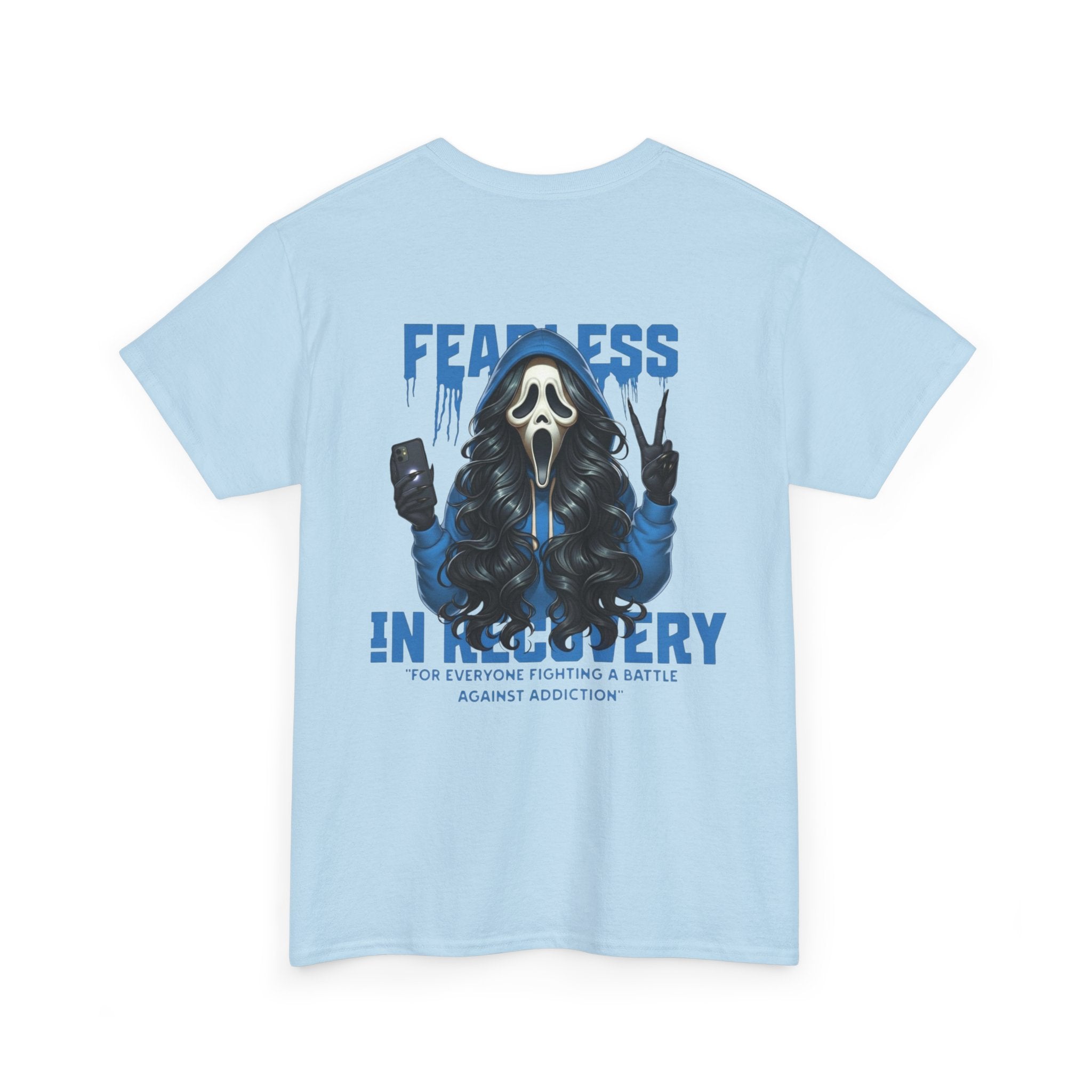 (DESIGN ON BACK) Fearless in Recovery Unisex Heavy Cotton Tee, Inspirational T-Shirt for Addiction Support, Recovery Awareness Shirt, Gift for Recovery [...]