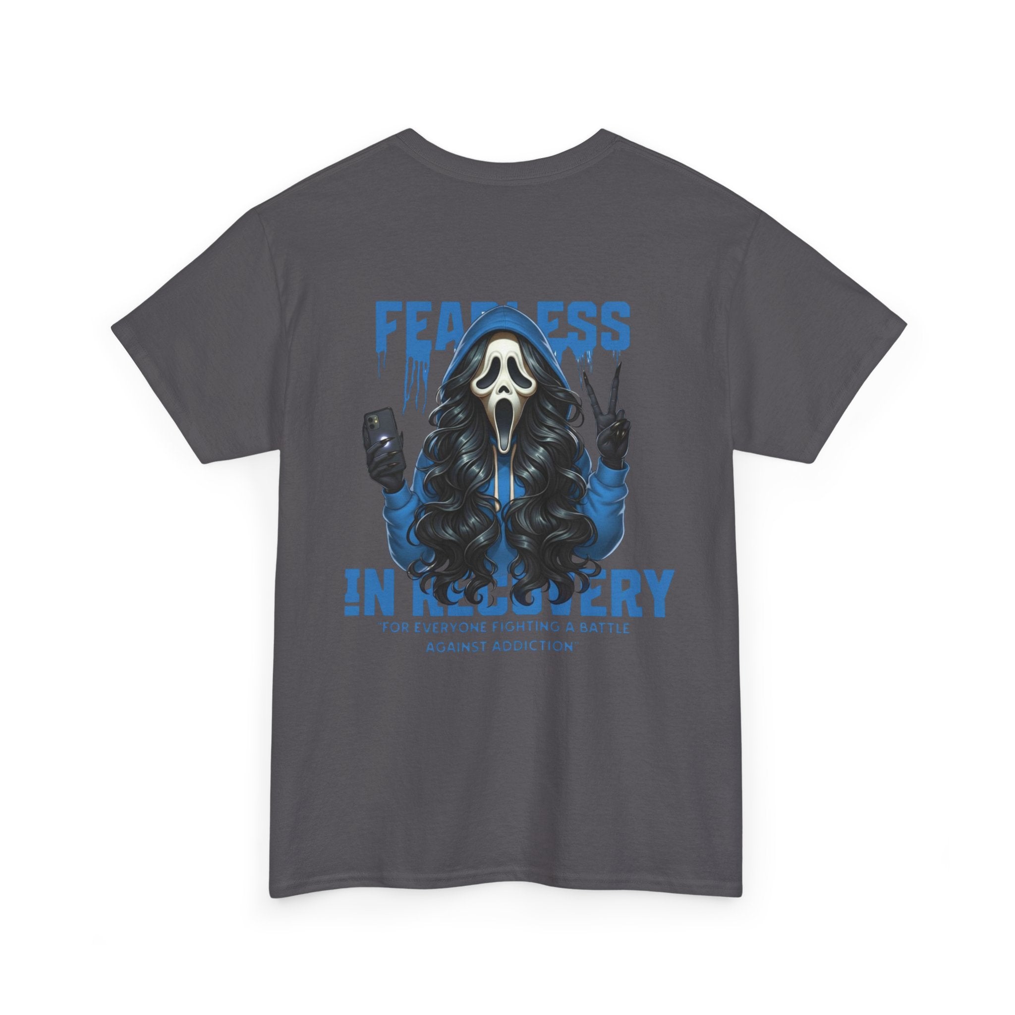 (DESIGN ON BACK) Fearless in Recovery Unisex Heavy Cotton Tee, Inspirational T-Shirt for Addiction Support, Recovery Awareness Shirt, Gift for Recovery [...]