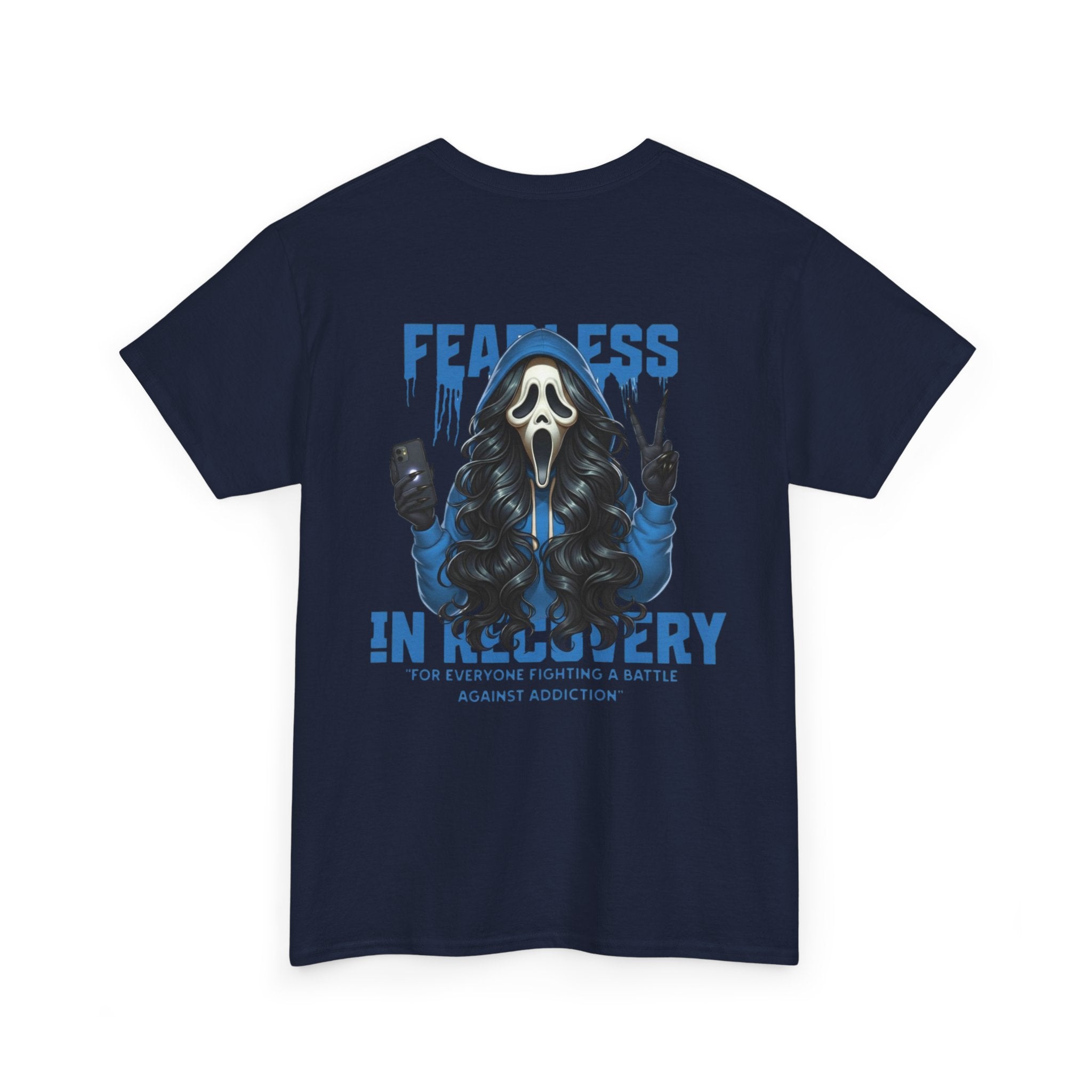 (DESIGN ON BACK) Fearless in Recovery Unisex Heavy Cotton Tee, Inspirational T-Shirt for Addiction Support, Recovery Awareness Shirt, Gift for Recovery [...]