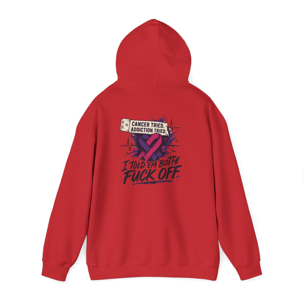 Recovery Themed Unisex Hoodie, Cozy Casual Wear, Cancer Awareness Apparel, Supportive Gift for Friends and Family, Perfect for Fall [...]