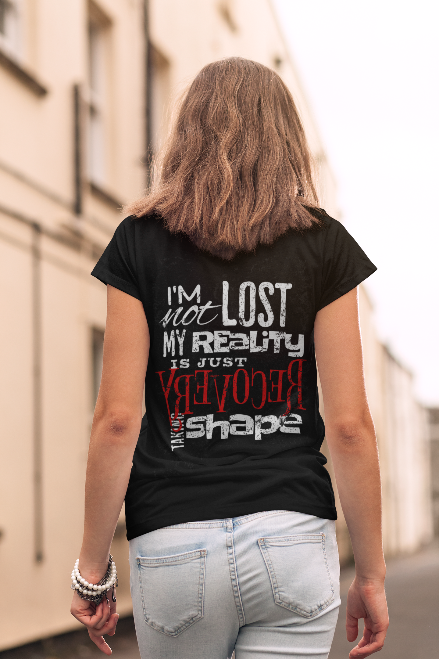 (DESIGN PRINT ON BACK) Unisex Softstyle T-Shirt with Inspirational Quotes, Casual Wear, Gift for Him/Her, Motivational Tee, Everyday Comfort