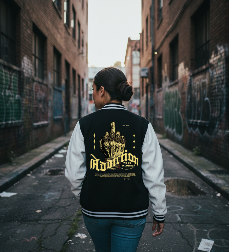 Unisex Heavyweight Letterman Jacket with Unique Graphic Design, Trendy Varsity Style, Casual Outerwear, Gift for Him/Her, Perfect for [...]
