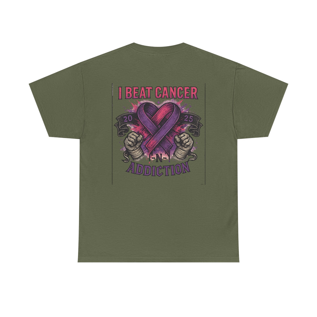 Inspirational Unisex Tee for Cancer Awareness, Beat Cancer Apparel, Gift for Fighters, Recovery Support T-Shirt, Celebration of Strength