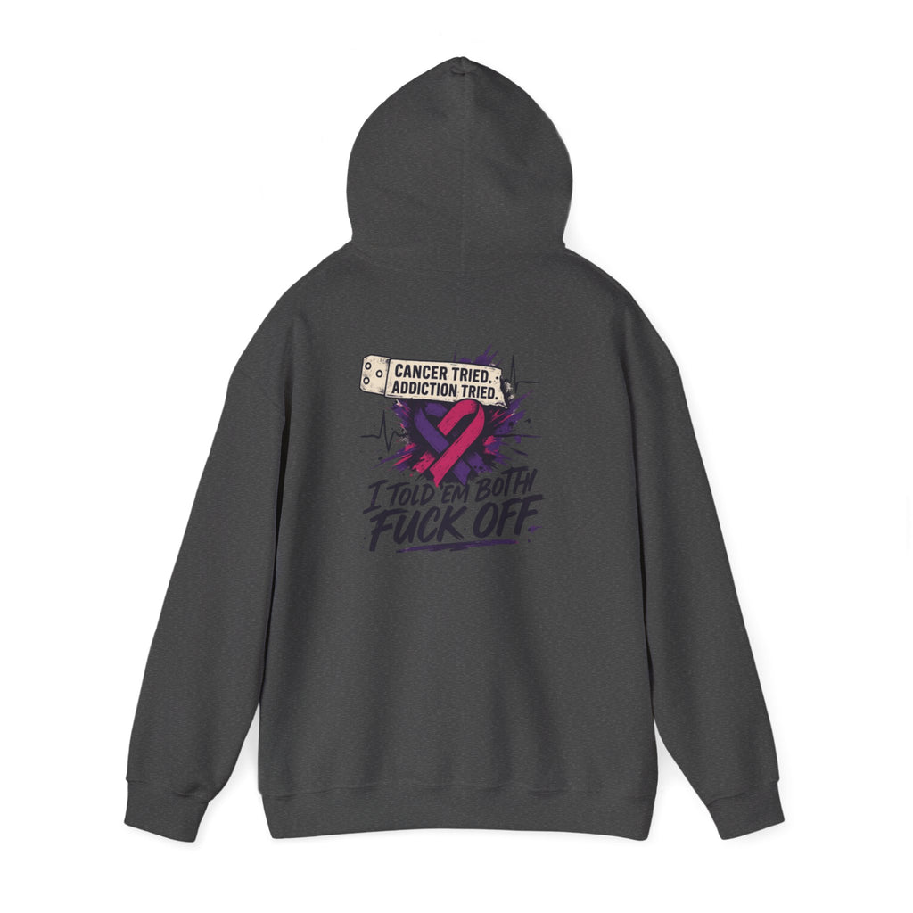 Recovery Themed Unisex Hoodie, Cozy Casual Wear, Cancer Awareness Apparel, Supportive Gift for Friends and Family, Perfect for Fall [...]
