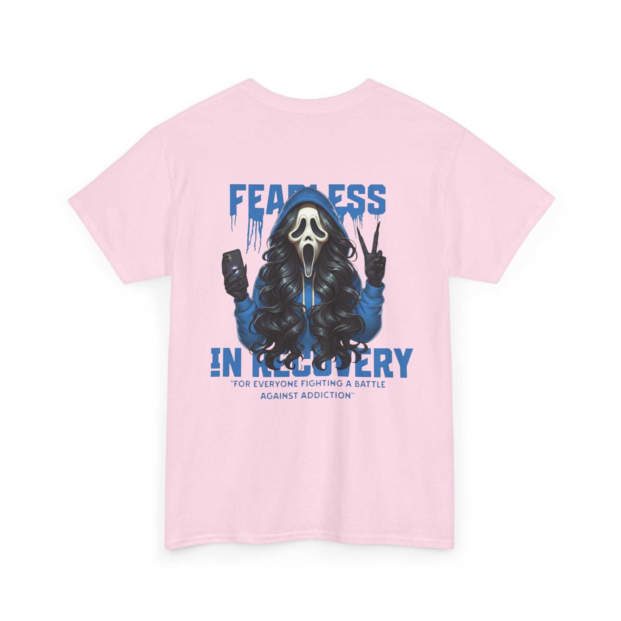 (DESIGN ON BACK) Fearless in Recovery Unisex Heavy Cotton Tee, Inspirational T-Shirt for Addiction Support, Recovery Awareness Shirt, Gift for Recovery [...]