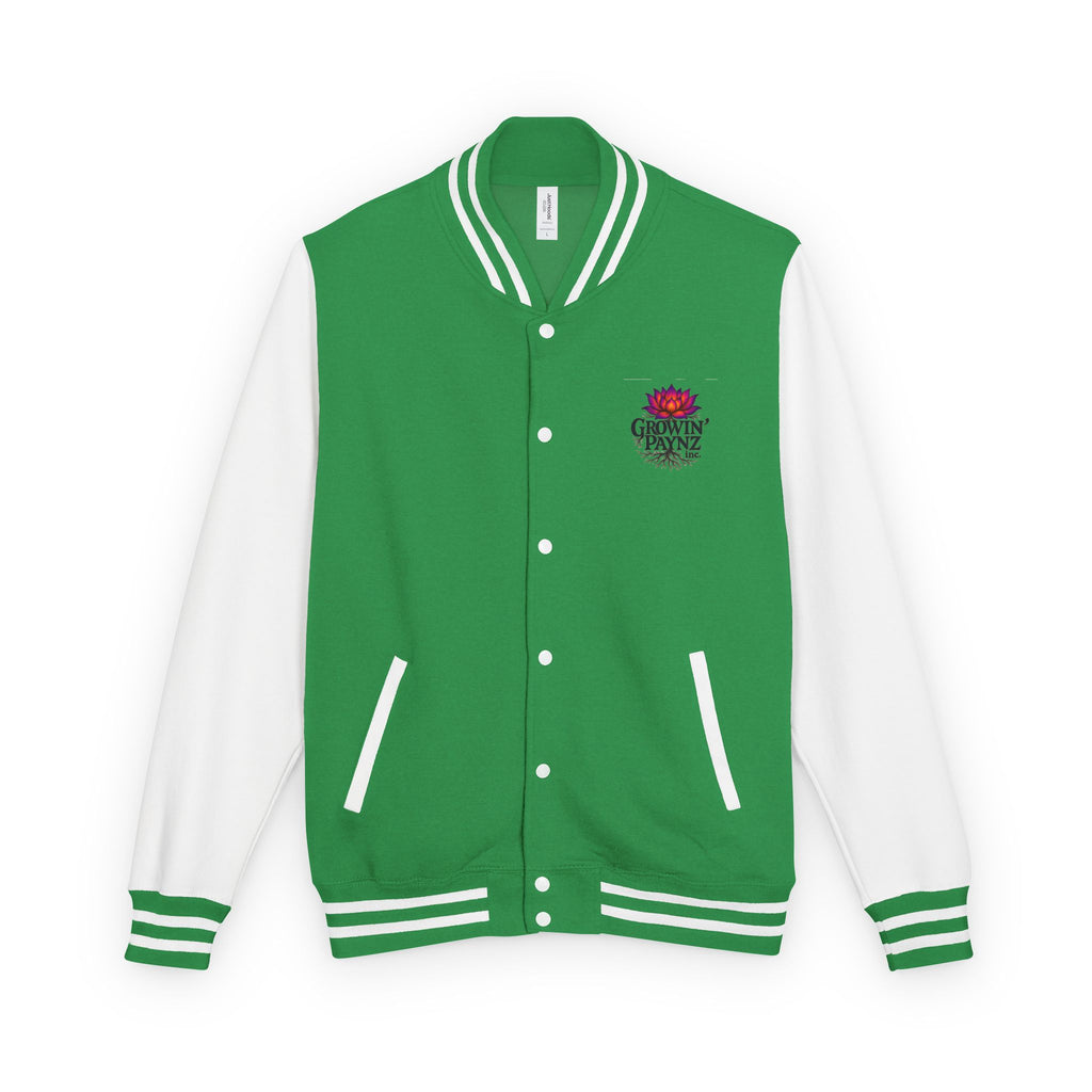 Unisex Heavyweight Letterman Jacket with Bold Artwork, Casual Style, Perfect for Theatre Lovers, Comfortable Streetwear, Great Gift [...]