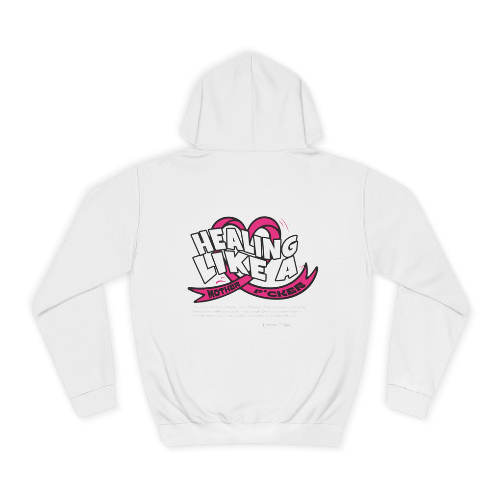 Healing Like a Cheer Unisex College Hoodie, Motivational Sweatshirt, Cozy Gift for Students, Inspirational Apparel, Universitiy Spirit [...]
