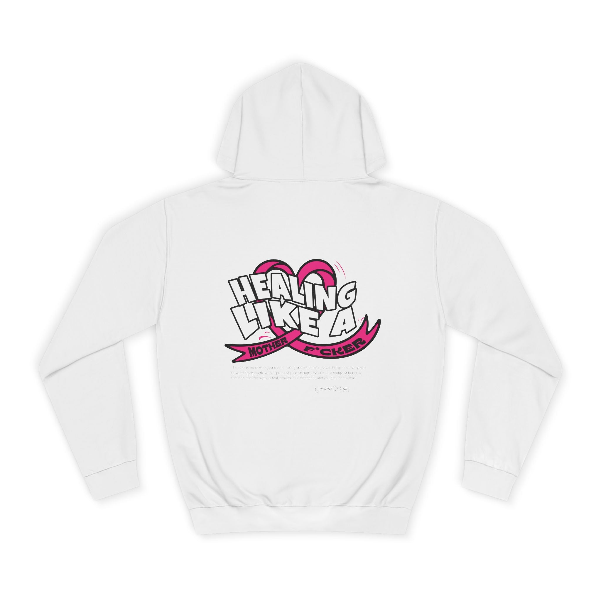 Healing Like a Cheer Unisex College Hoodie, Motivational Sweatshirt, Cozy Gift for Students, Inspirational Apparel, Universitiy Spirit [...]