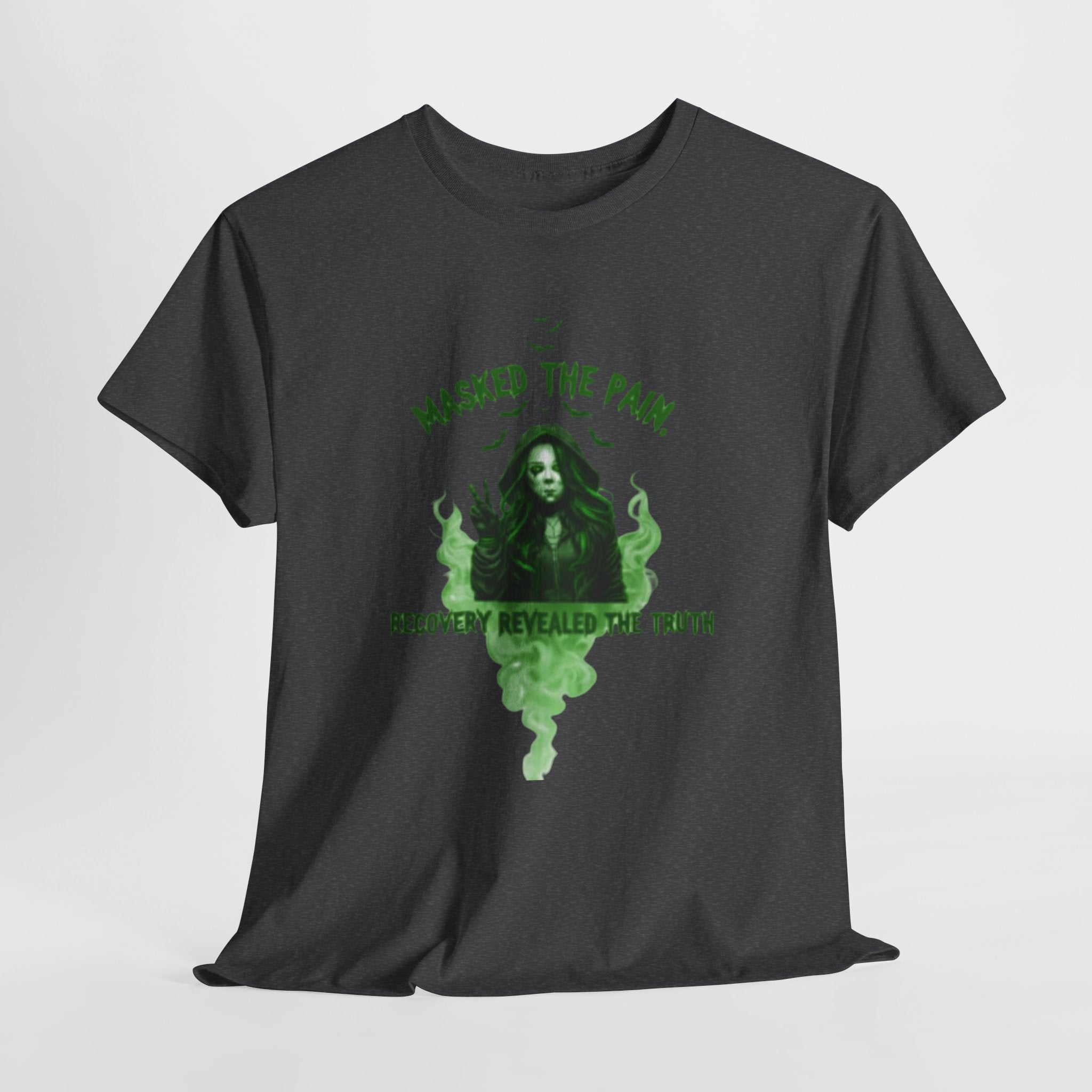 Recovery Awareness Tee, Masked The Pain Shirt, Unisex Cotton T-Shirt, Support Mental Health, Gift for Friends and Family, Recovery [...]
