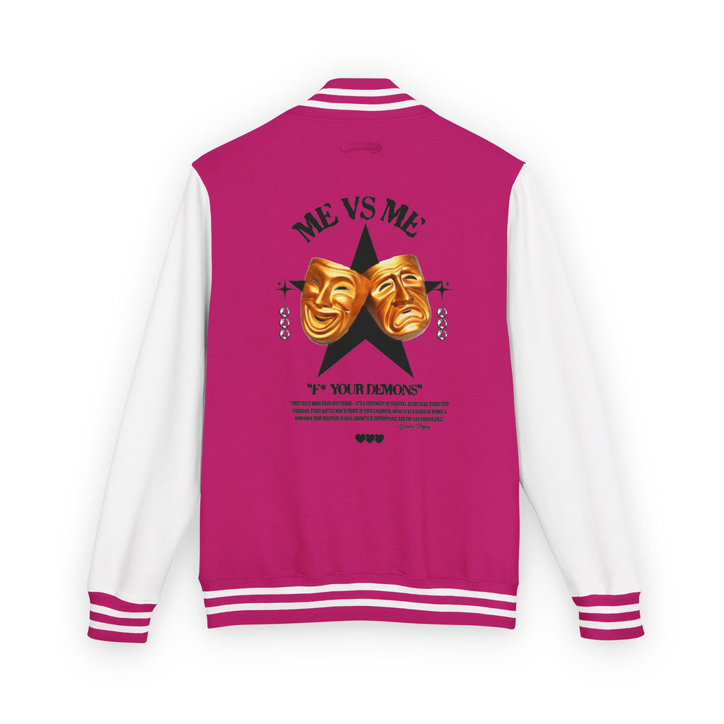 Unisex Heavyweight Letterman Jacket with Bold Artwork, Casual Style, Perfect for Theatre Lovers, Comfortable Streetwear, Great Gift [...]