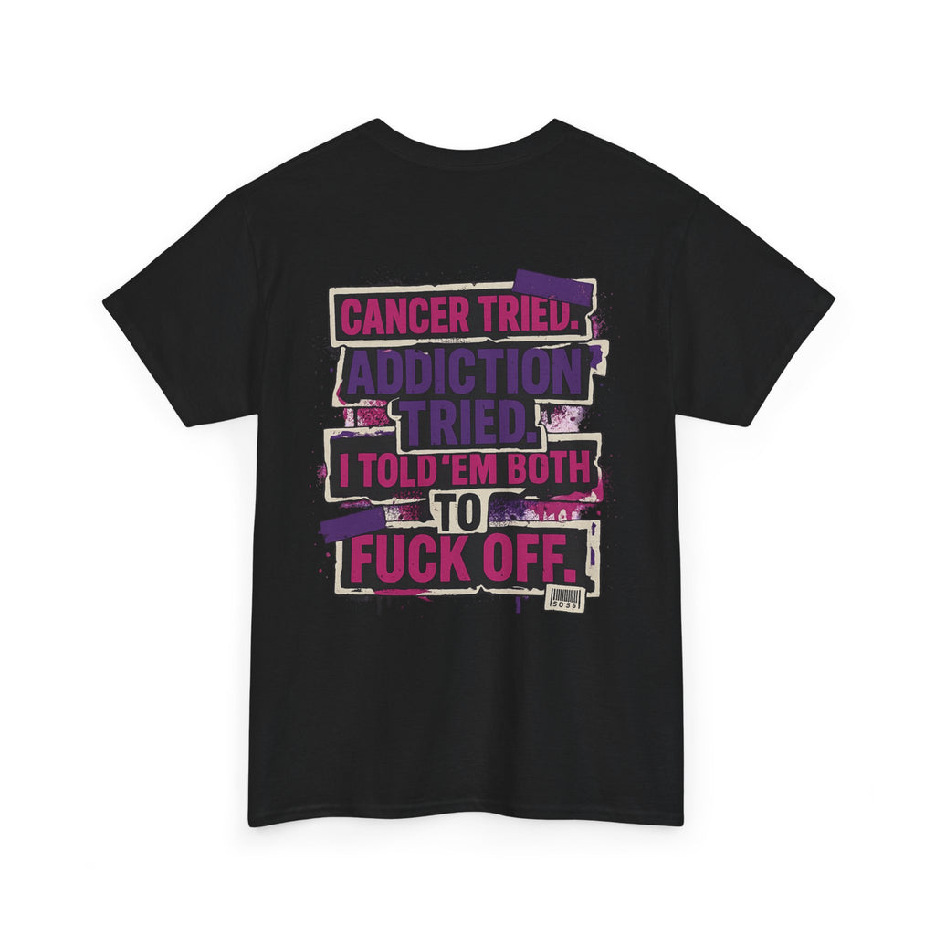 Empowerment Tee - Cancer & Addiction Awareness Shirt, Motivational T-Shirt, Unisex Graphic Tee, Gift for Survivors, Resilience Apparel