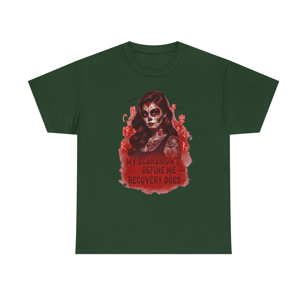 Vibrant Recovery Tee: Embrace Resilience, Unisex Heavy Cotton Tee for Confidence, Motivational T-Shirt, Recovery Shirt, Empowerment Wear