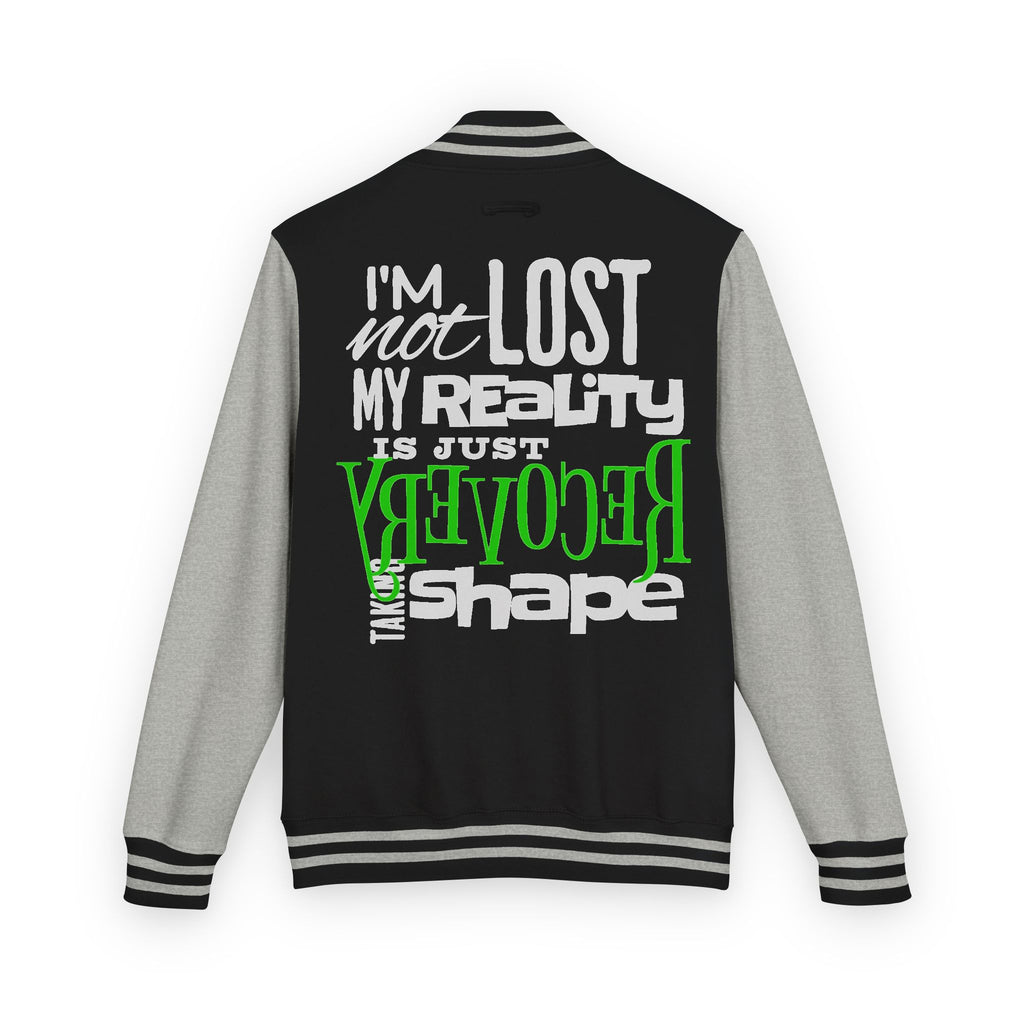 Unisex Heavyweight Letterman Jacket - Retro Inspired, Casual Wear, Perfect Gift for Friends, Motivational Statement, Unisex Fashion