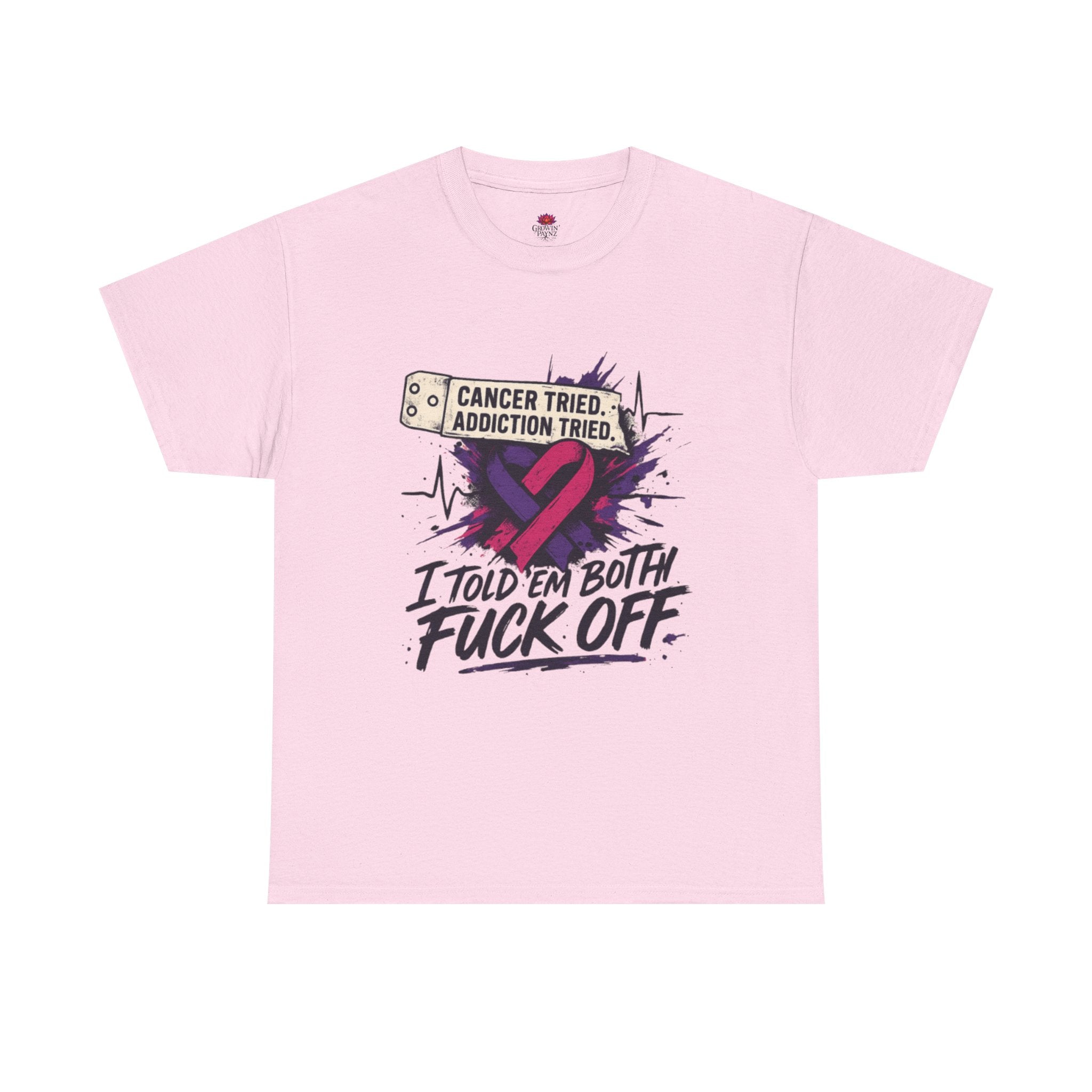 Unisex Heavy Cotton Tee with Bold Statement Design | Supportive Gift for Survivors, Casual Wear, Awareness Events, Everyday Comfort, [...]