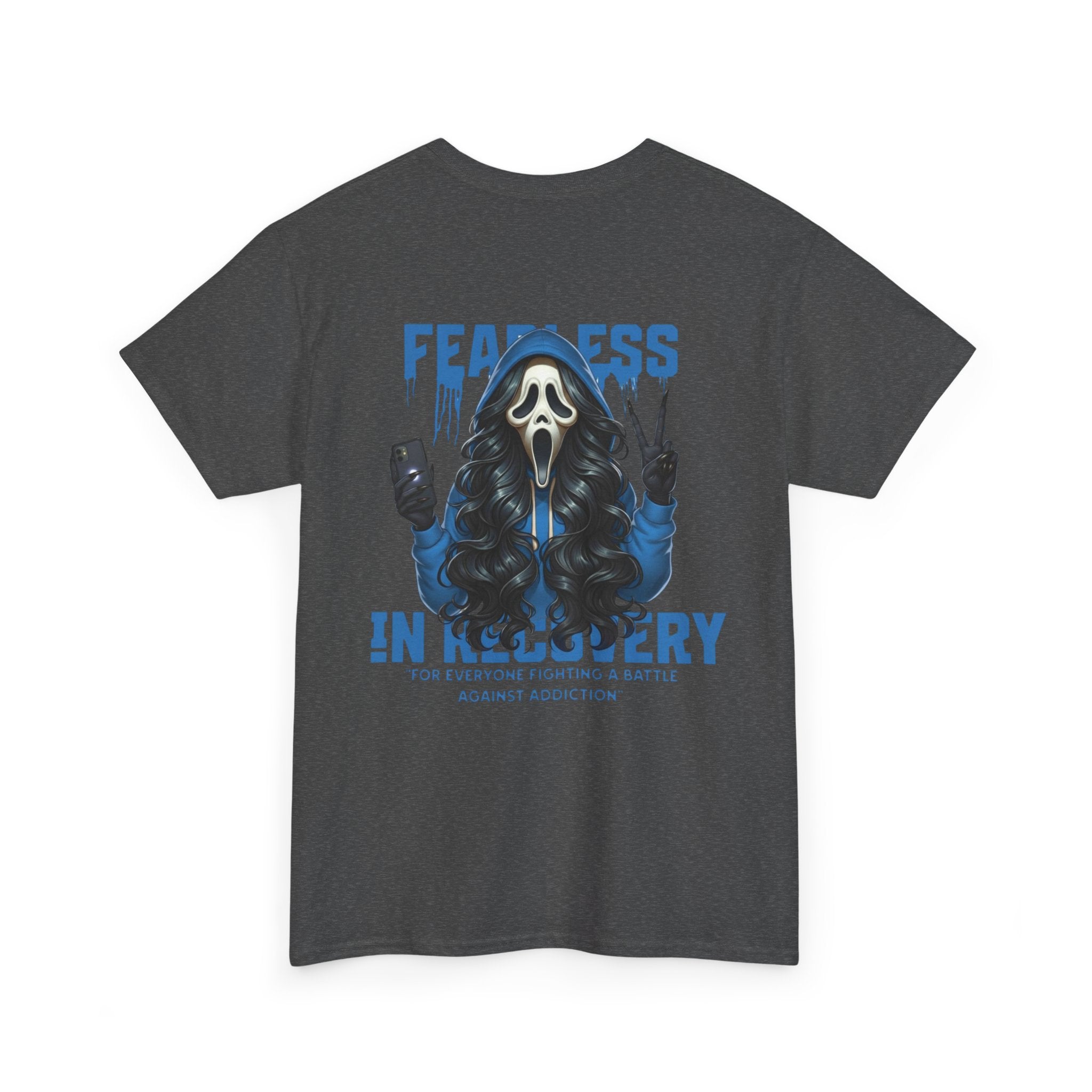 (DESIGN ON BACK) Fearless in Recovery Unisex Heavy Cotton Tee, Inspirational T-Shirt for Addiction Support, Recovery Awareness Shirt, Gift for Recovery [...]