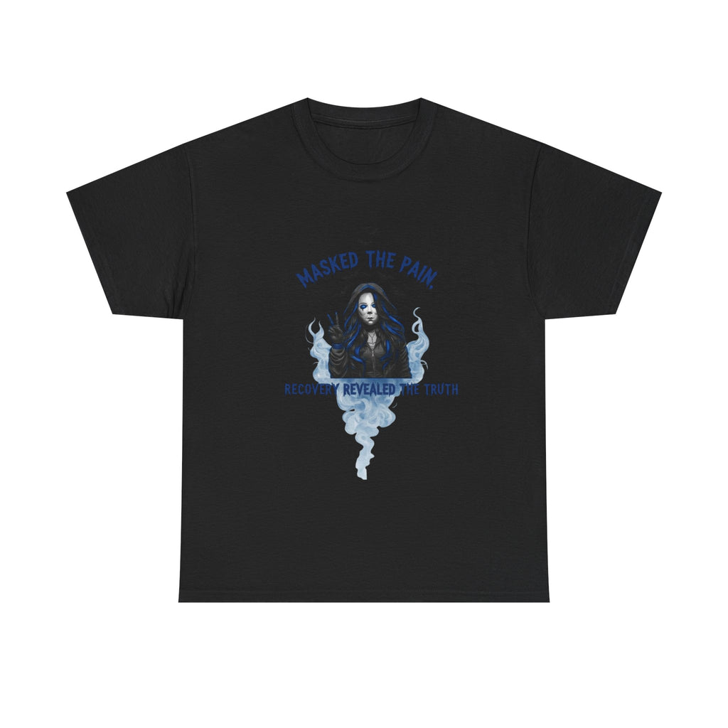 Recovery-Themed Unisex Heavy Cotton Tee – Masked The Pain, Gift for Mental Health Awareness, Comfortable Casual Wear, Support Recovery [...]