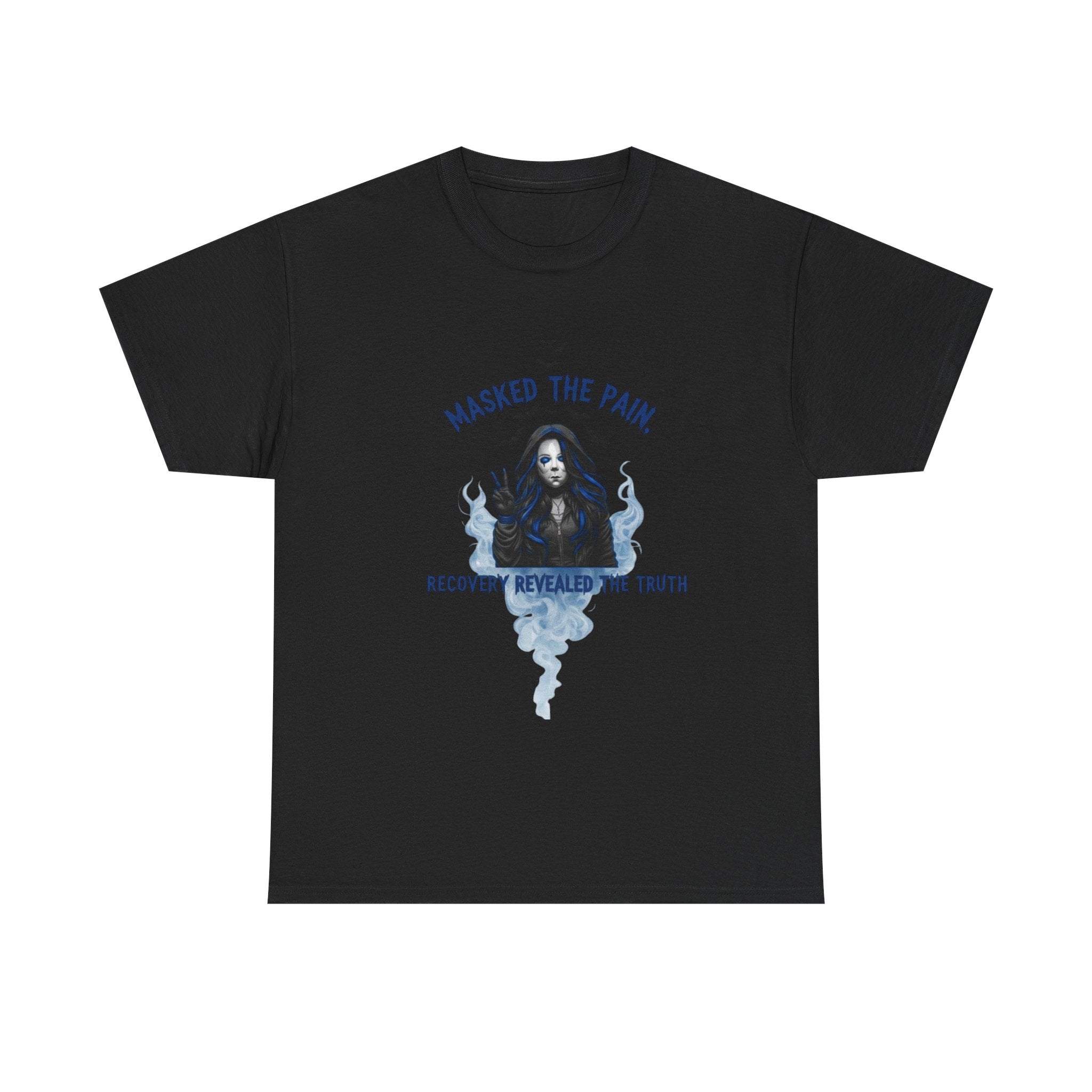 Recovery-Themed Unisex Heavy Cotton Tee – Masked The Pain, Gift for Mental Health Awareness, Comfortable Casual Wear, Support Recovery [...]